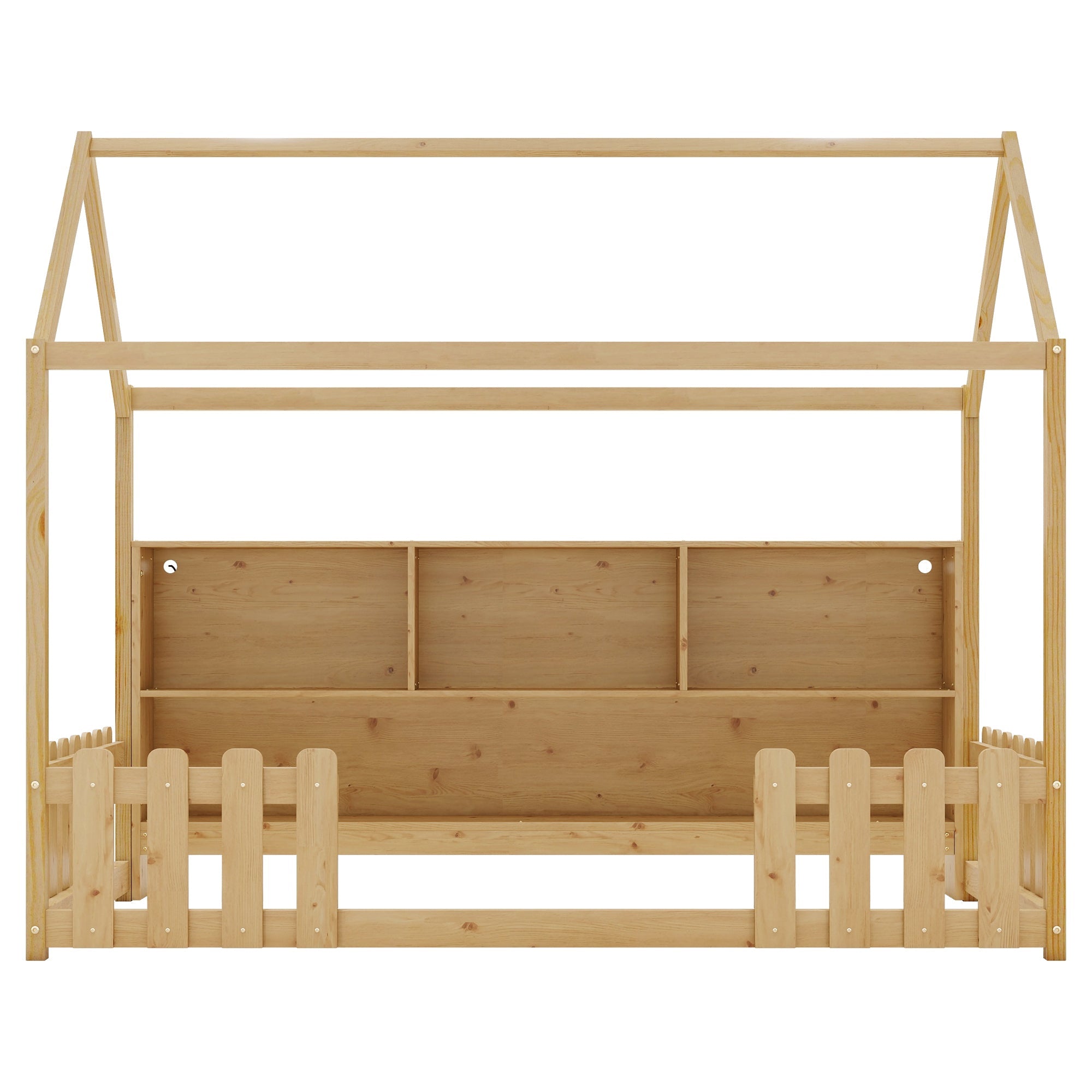 Twin Size House Bed with LED Light