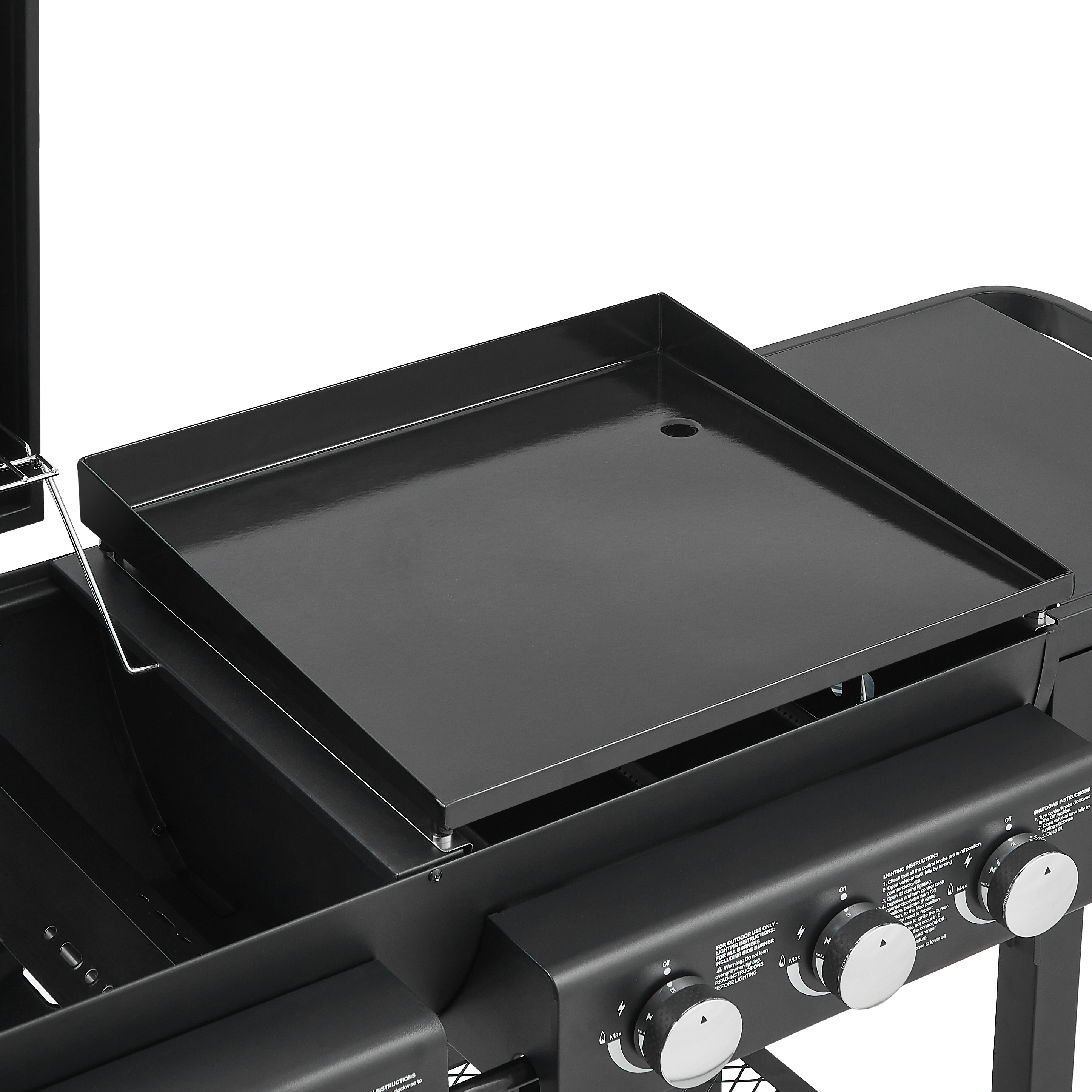 All-in-One 5 Burner Propane Gas Grill Griddle Combo 56000 BTU Heavy Duty Backyard BBQ