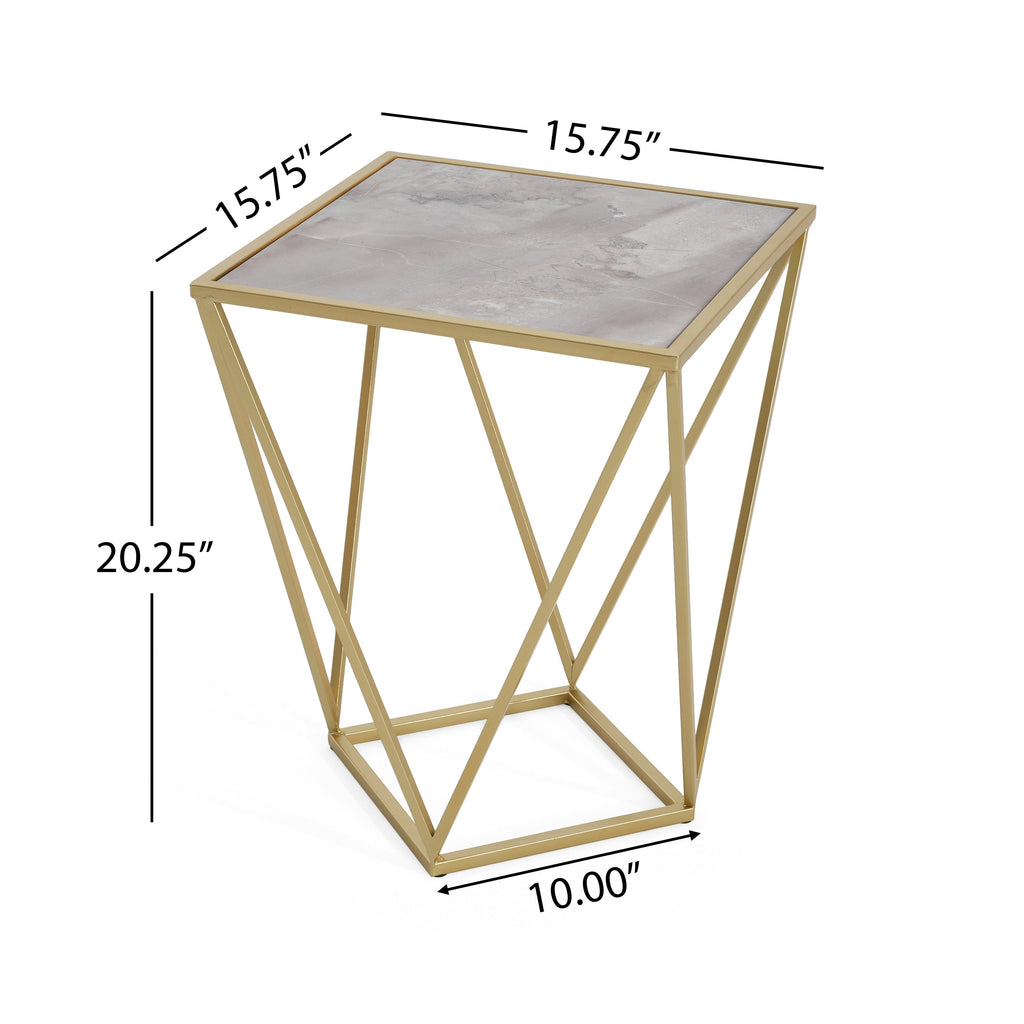 Creative Simiple Glass Side Table