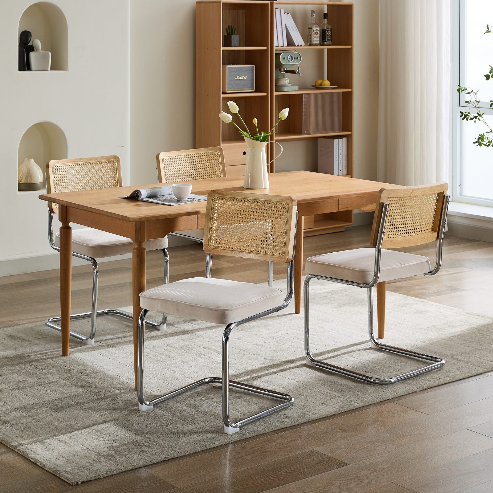 Mid Century Modern Dining Chairs (Set of 2)