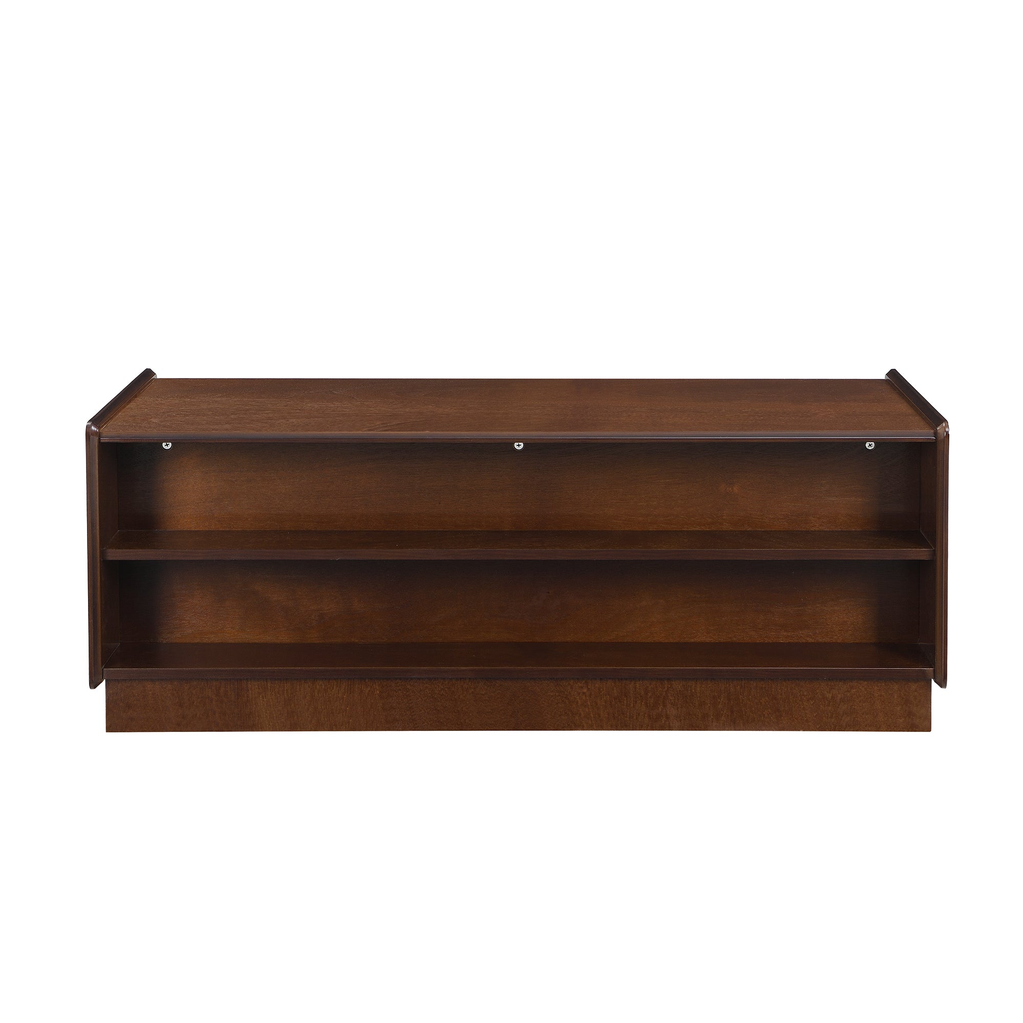 Modern 47.2' Wood Coffee Table with Fluted Style