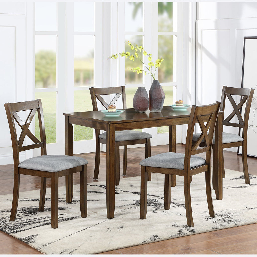 Kitchen Chair with Padded Seat (Set of 4)