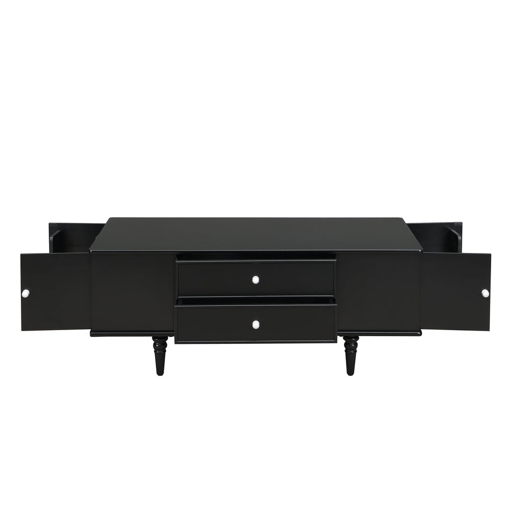 Modern Rectangle Coffee Table with Four Drawers