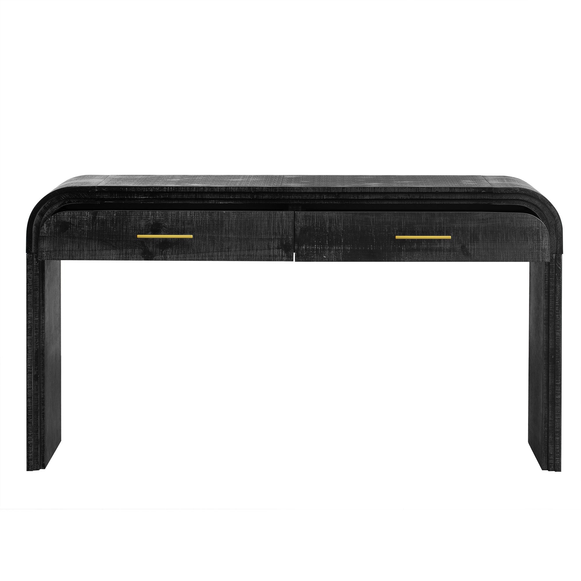 Unique Retro Silhouette Console Table with Open Style