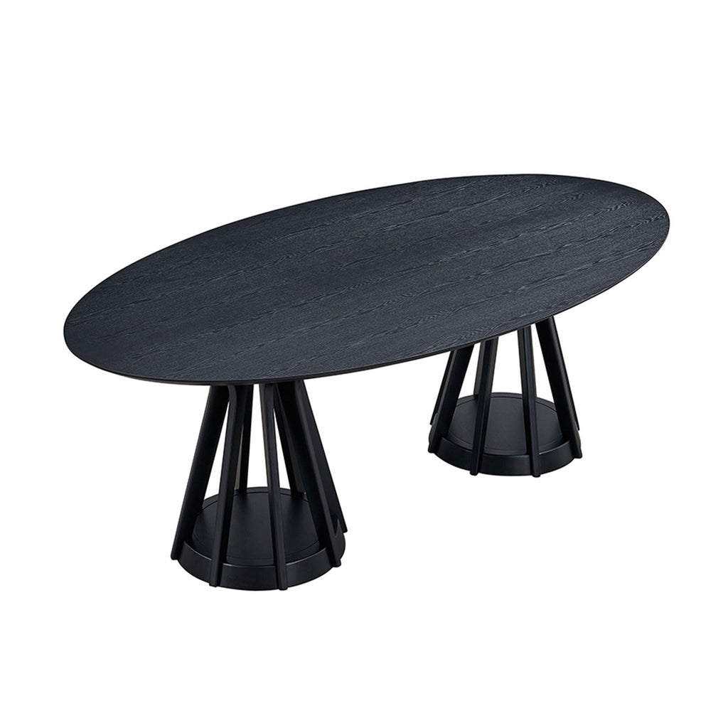 78.74 Inch Modern Wood Dining Table Set