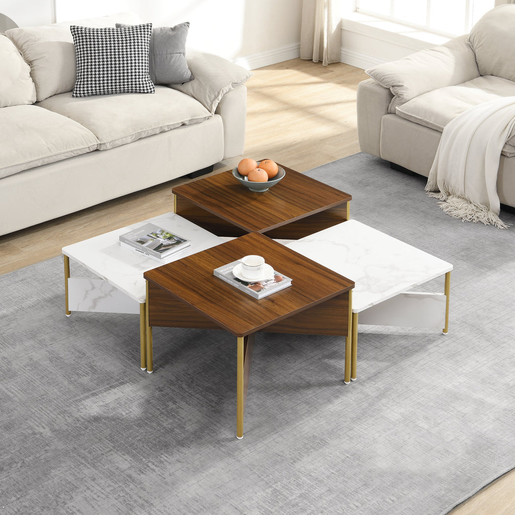 Modern Nesting Coffee Tables Set of 4
