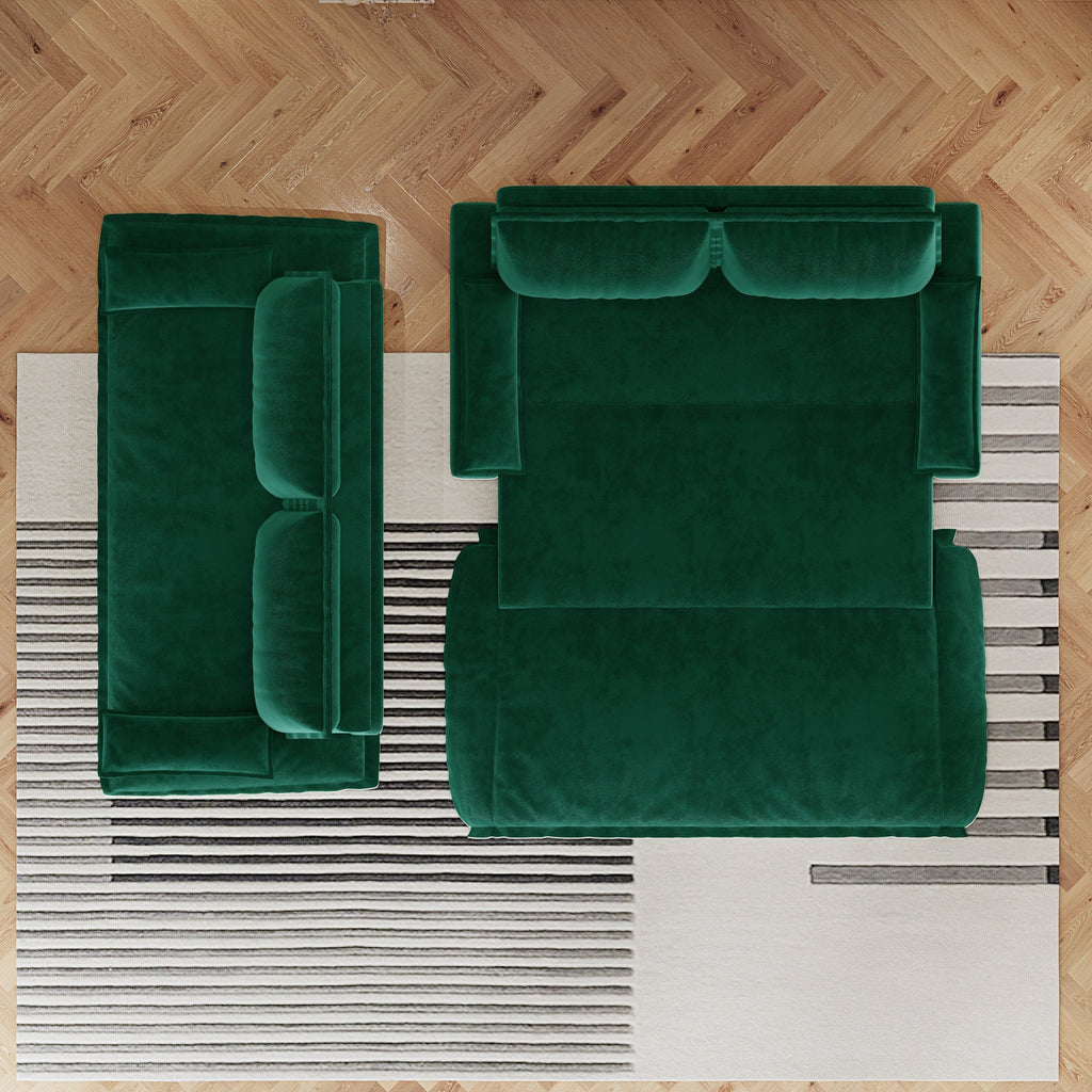 73.2" 3-in-1 Queen Convertible Sleeper Sofa Bed