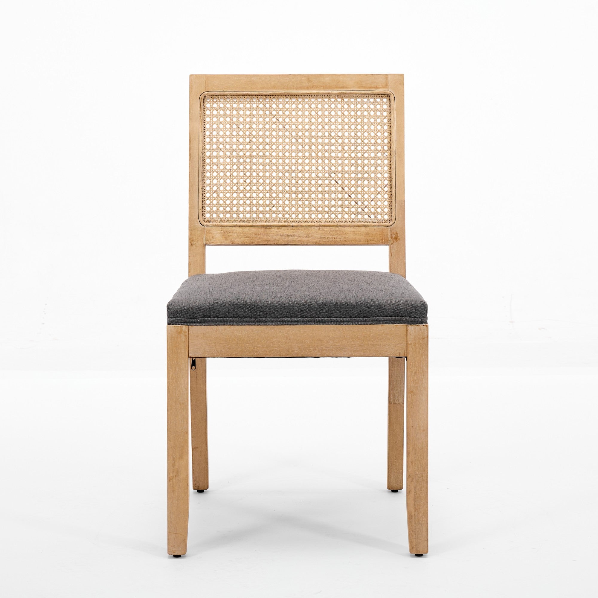 Farmhouse Rattan Dining Chairs (Set of 2)
