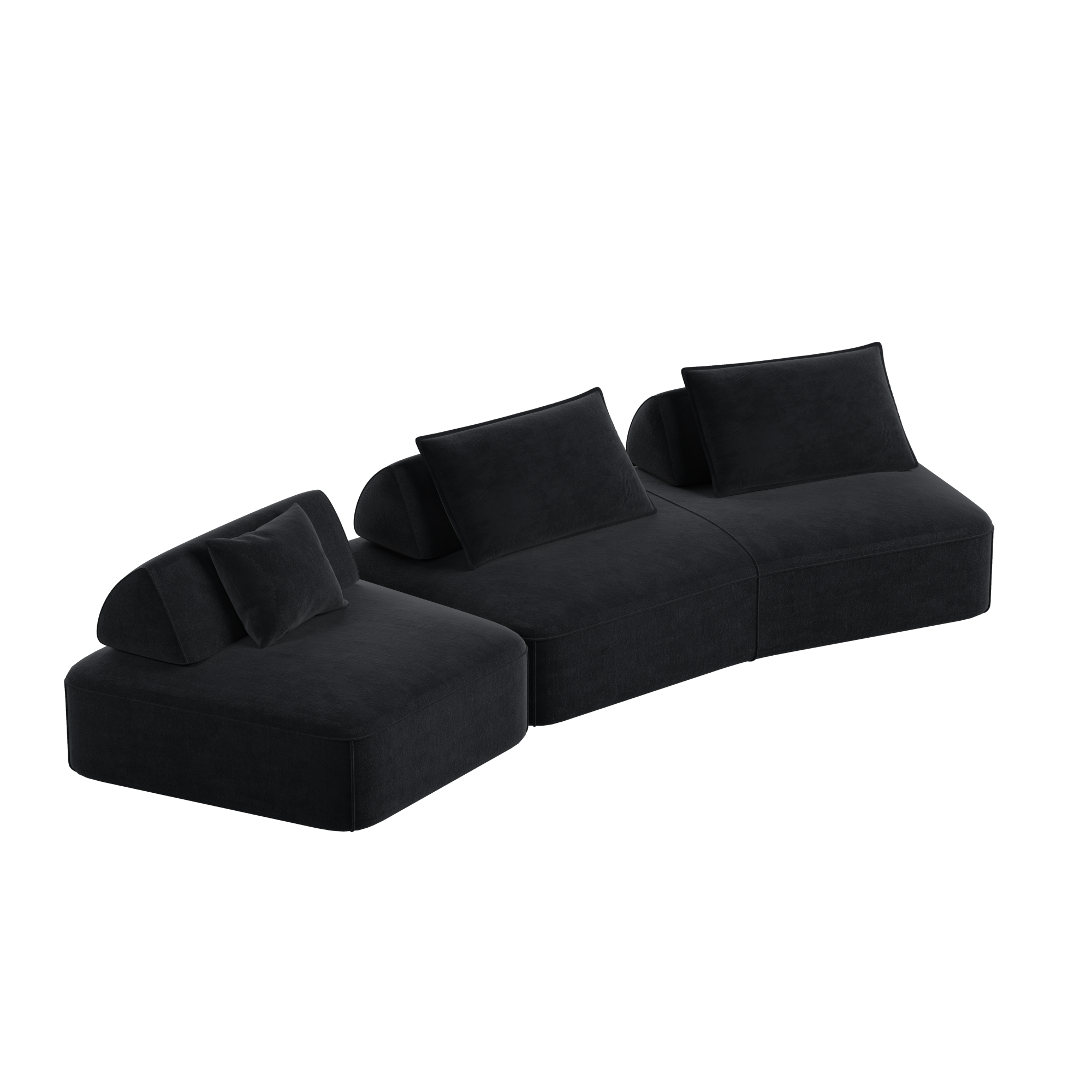 Modern Light Luxury Oversized Modular Sectional Sofa Set