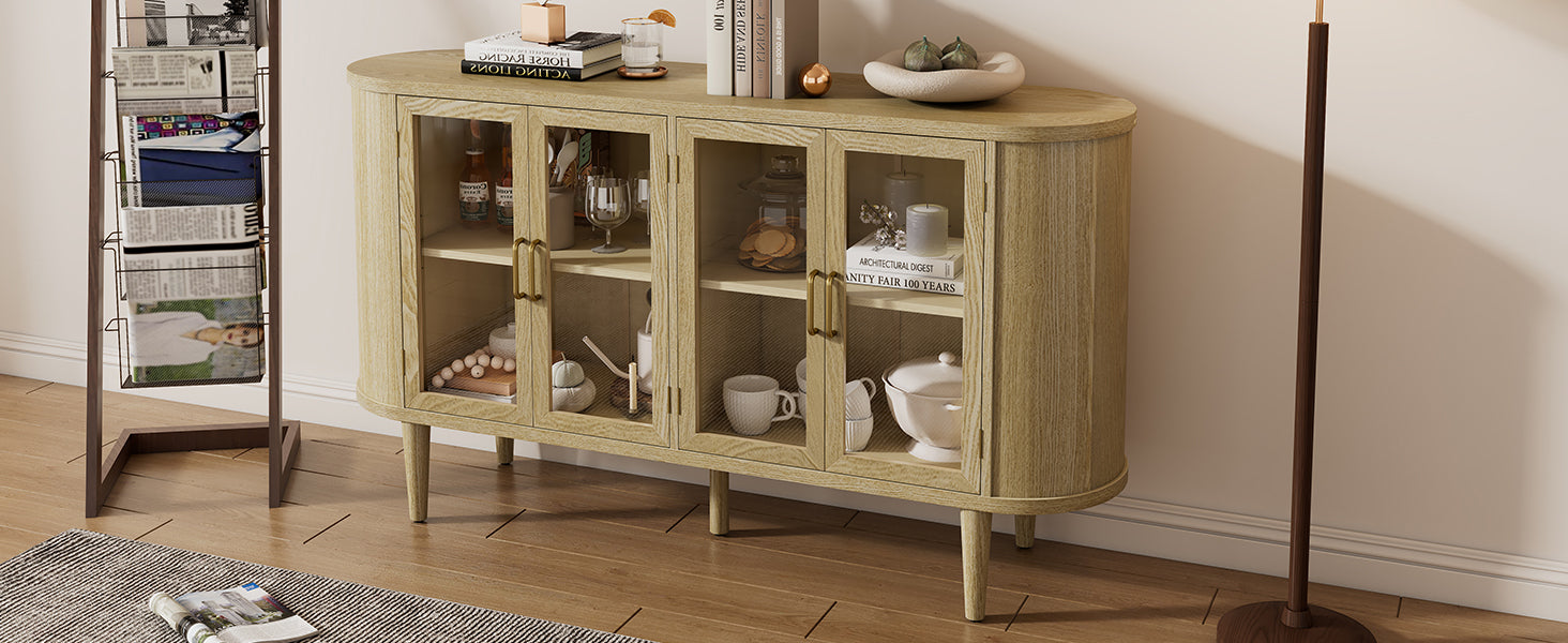 Farmhouse Sideboard Cabinet with Storage