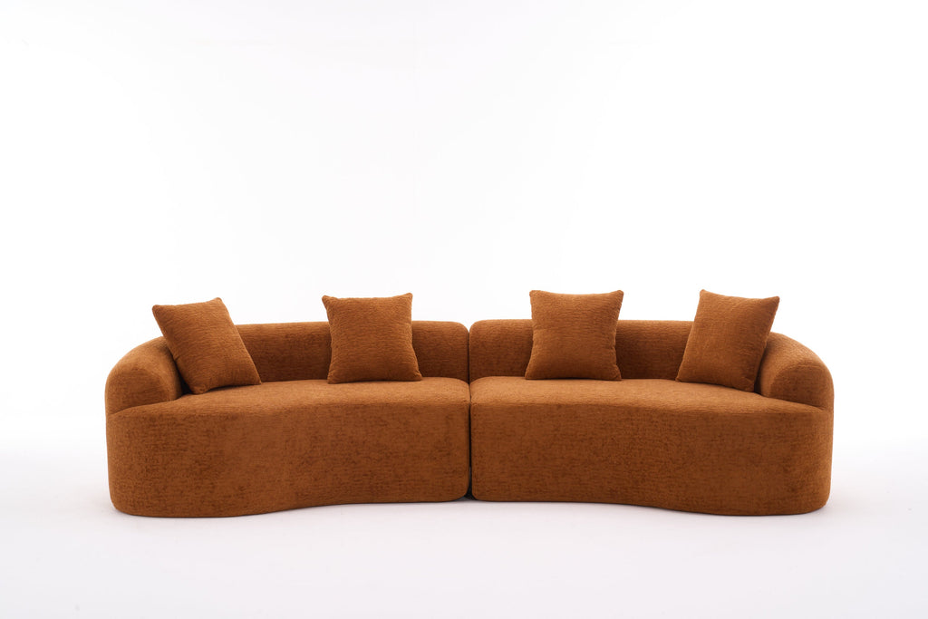 30D High-Density Sponge Sectional Couch for Living Room