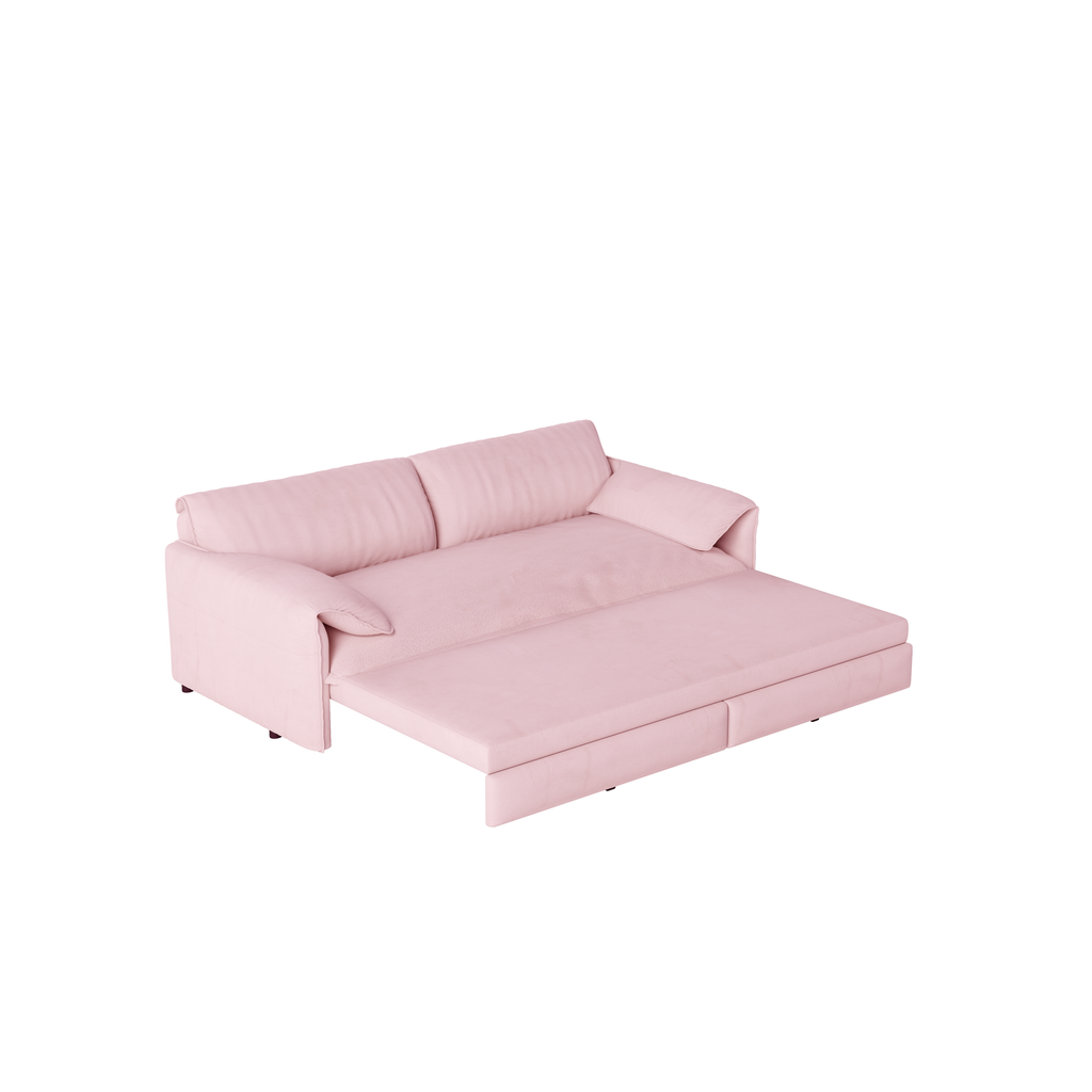 3-in-1 Convertible Sleeper Sofa with Side Storage