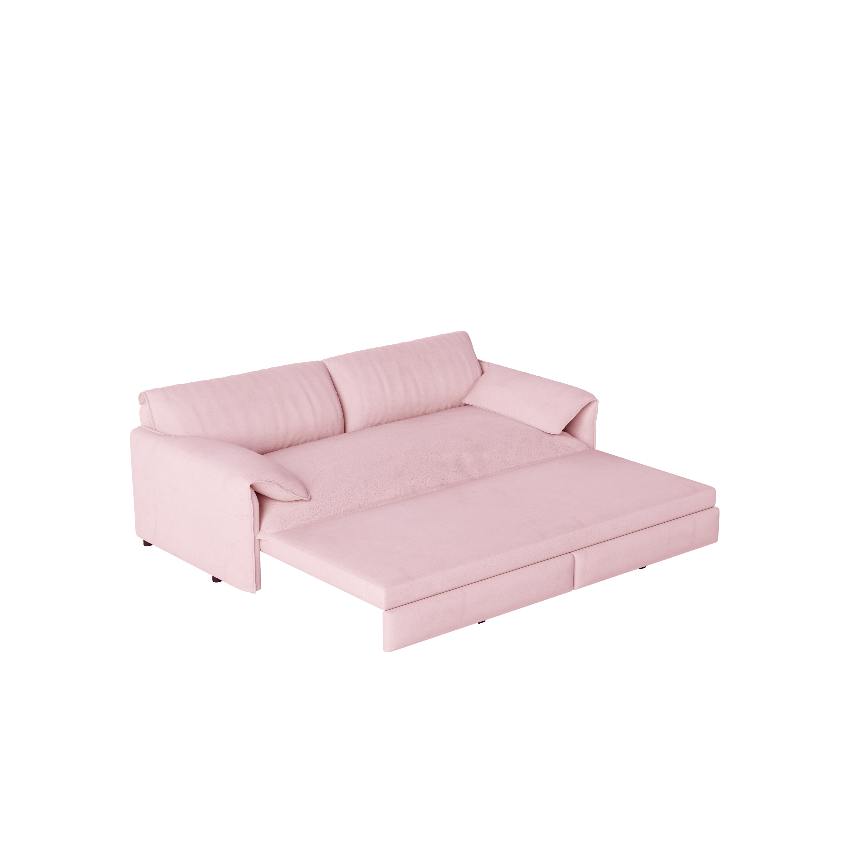 3-in-1 Convertible Sleeper Sofa with Side Storage