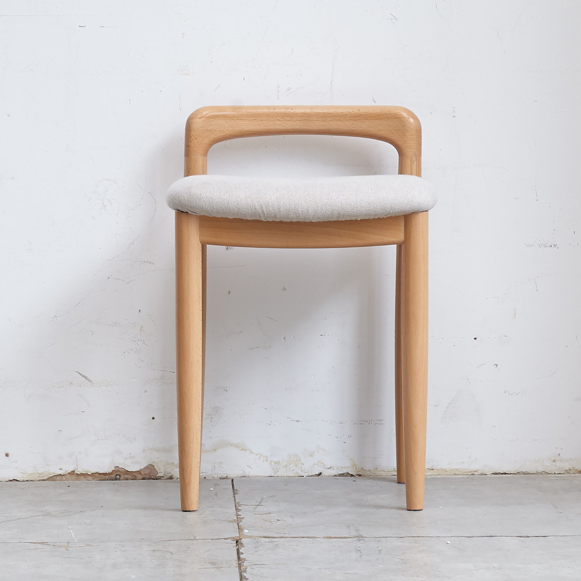 Natural Solid Beech Wood Bench