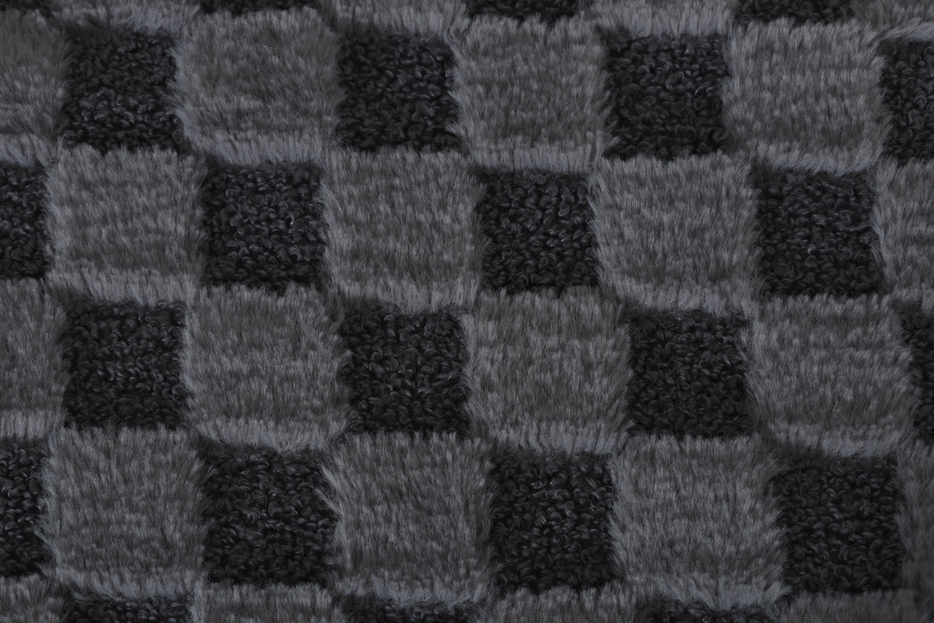 Classic Diamond Pattern Fabric Paired with Elegant Scroll Arms