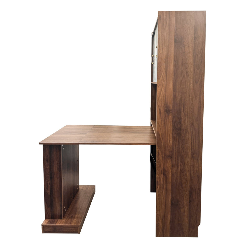 Space-Saving Foldable Computer Desk