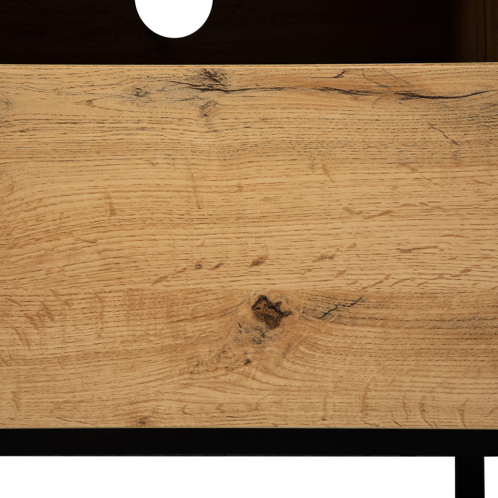 Modern TV Stand for 80'' TV with Double Storage Space