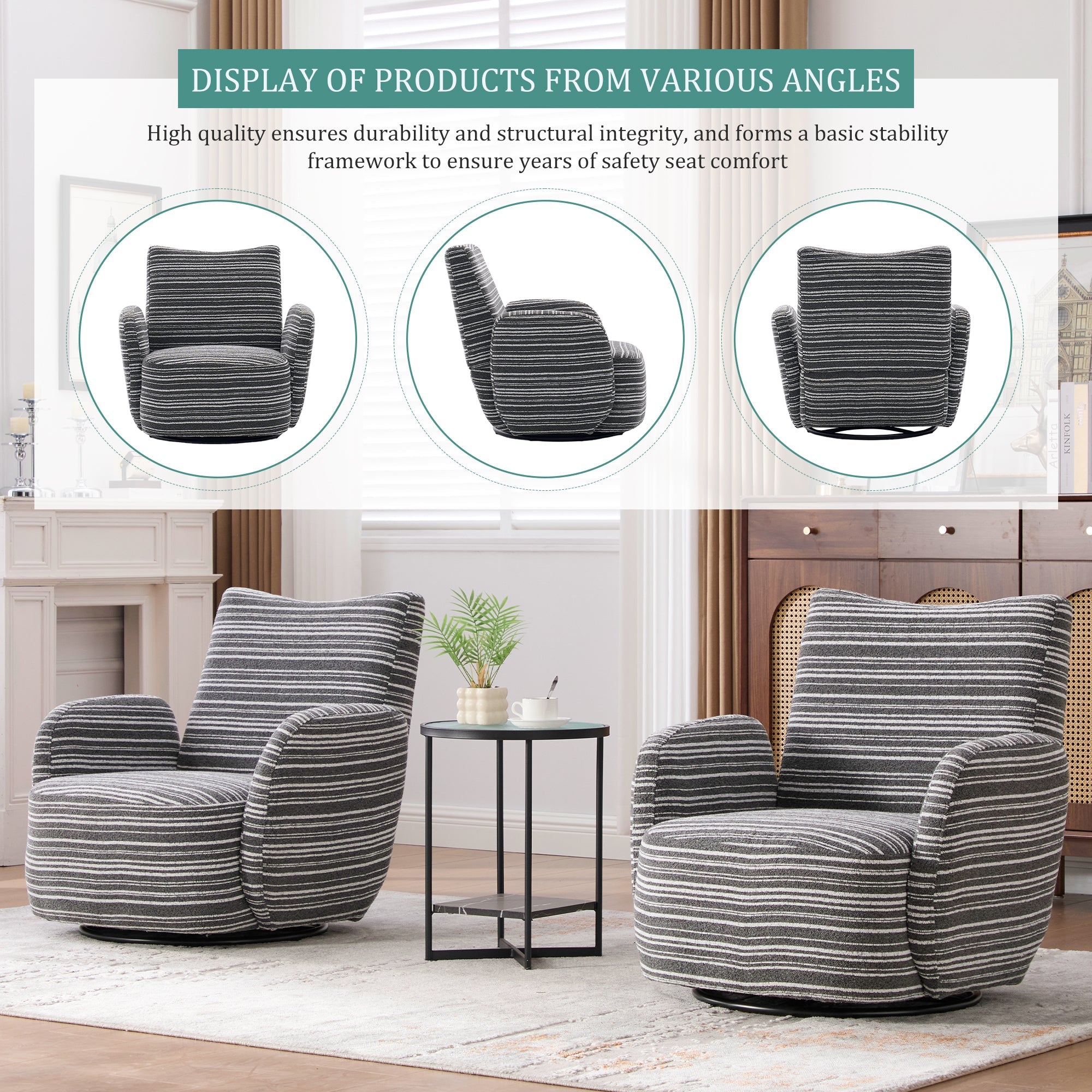 Modern Style Swivel Leisure Chair