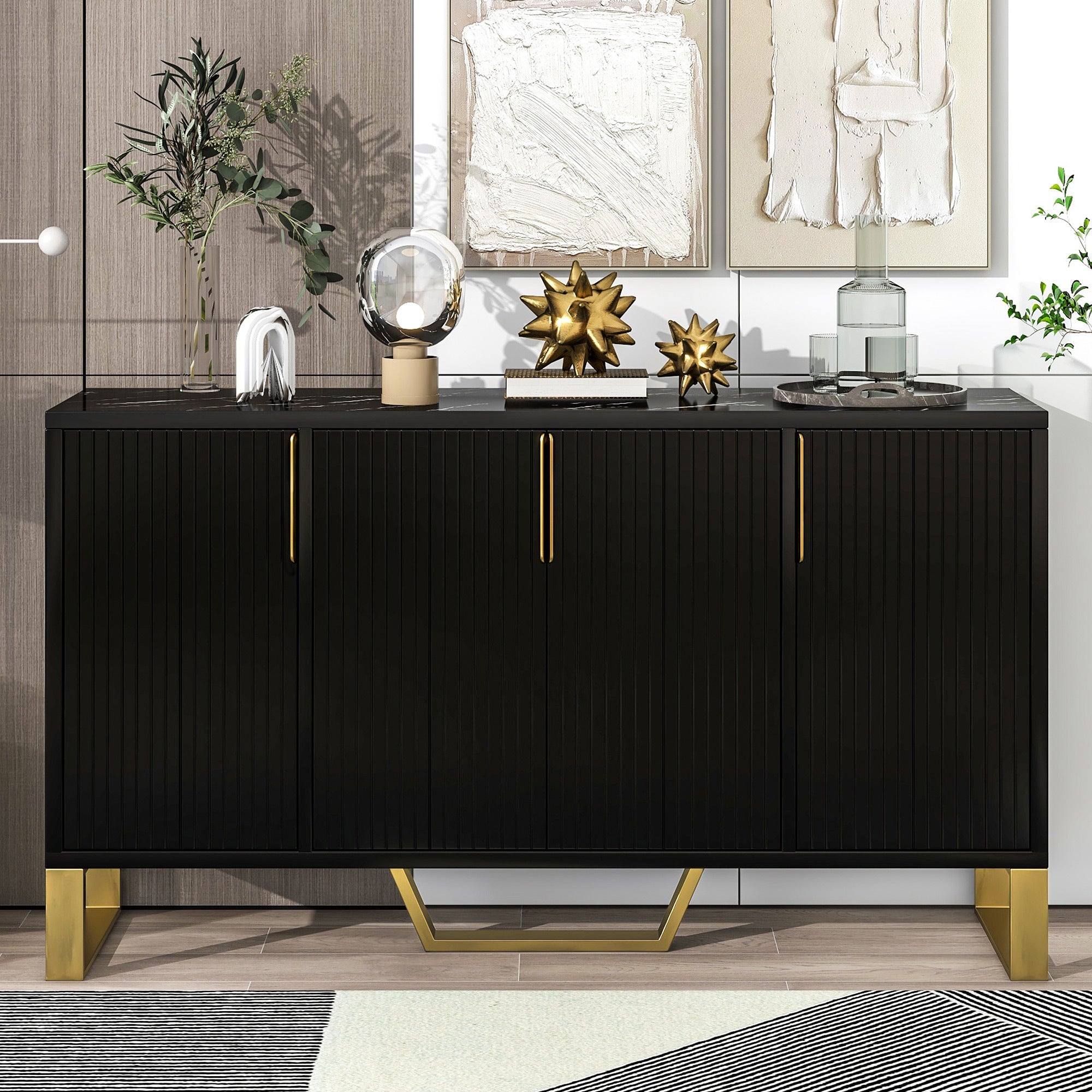 Modern Sideboard with Four Doors