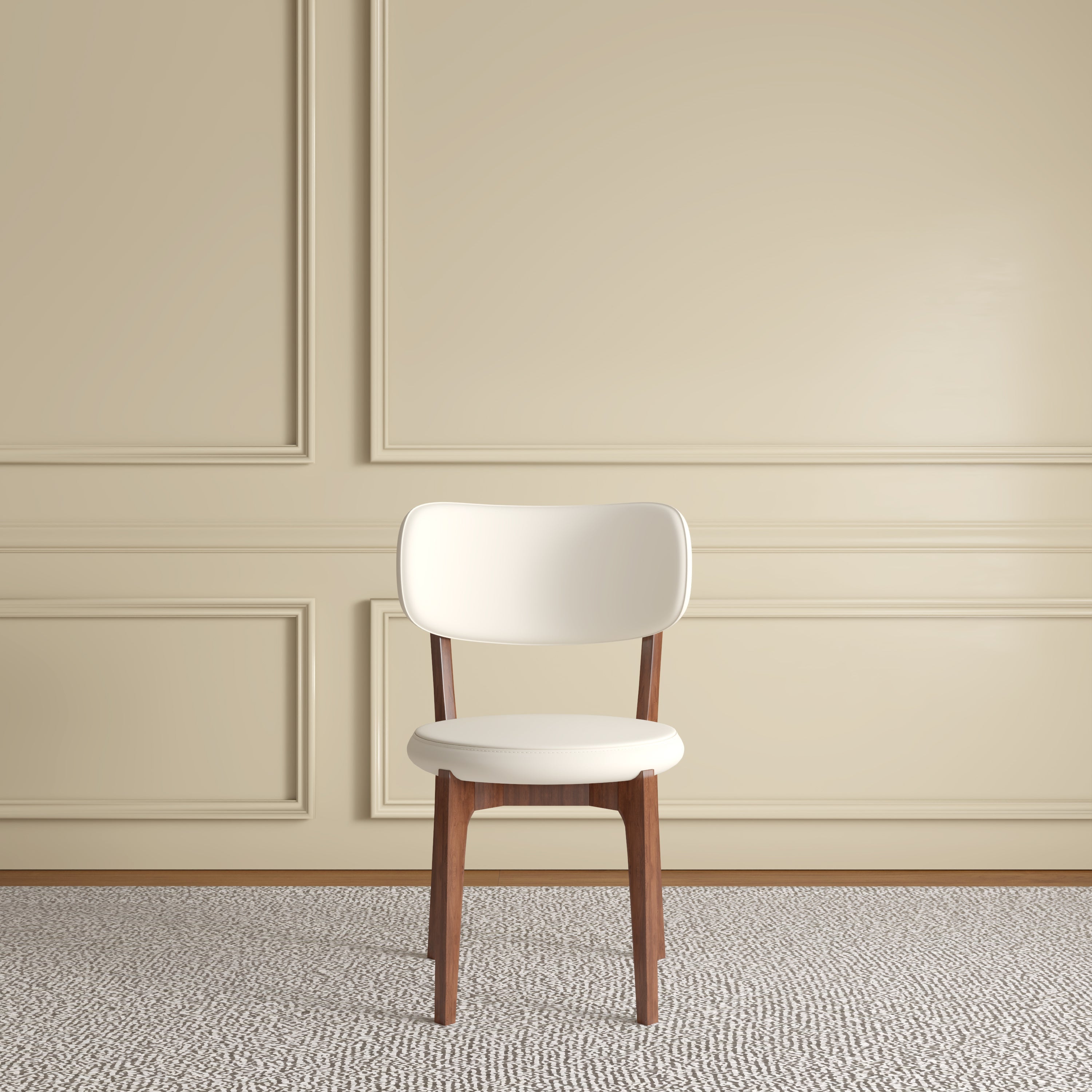 Modern PU Leather Dining Chairs (Set of 2)