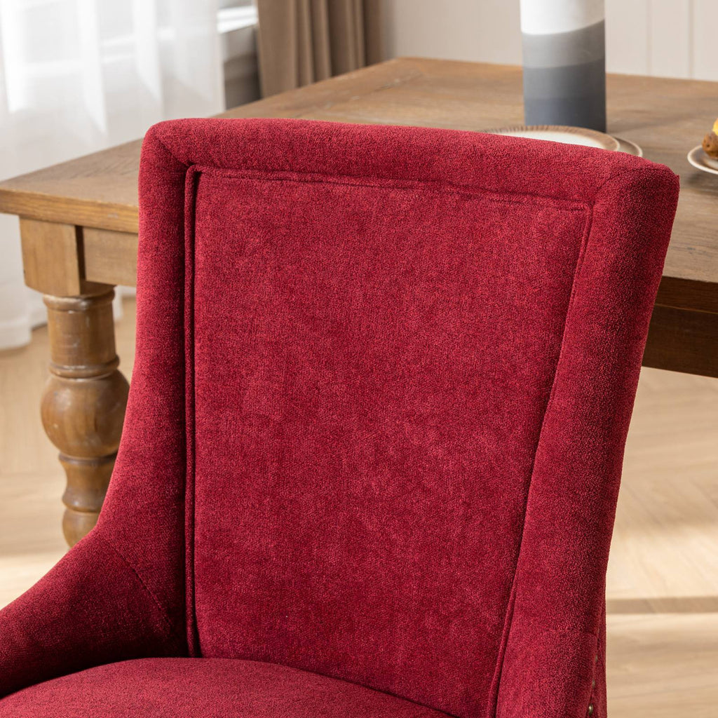 Ultra Side Thickened Fabric Dining Chair (Set of 2)