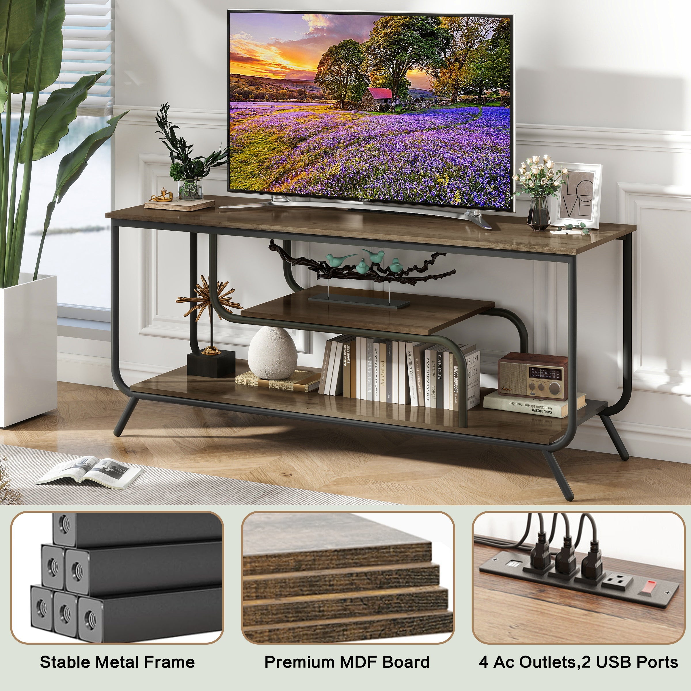 Modern TV Socket and LED Light