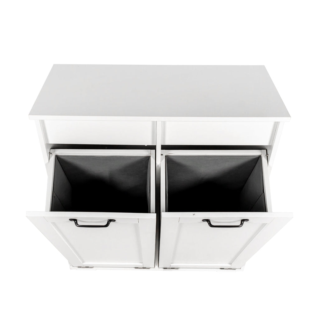 Laundry Cabinet with 2 Removable Liner Bags
