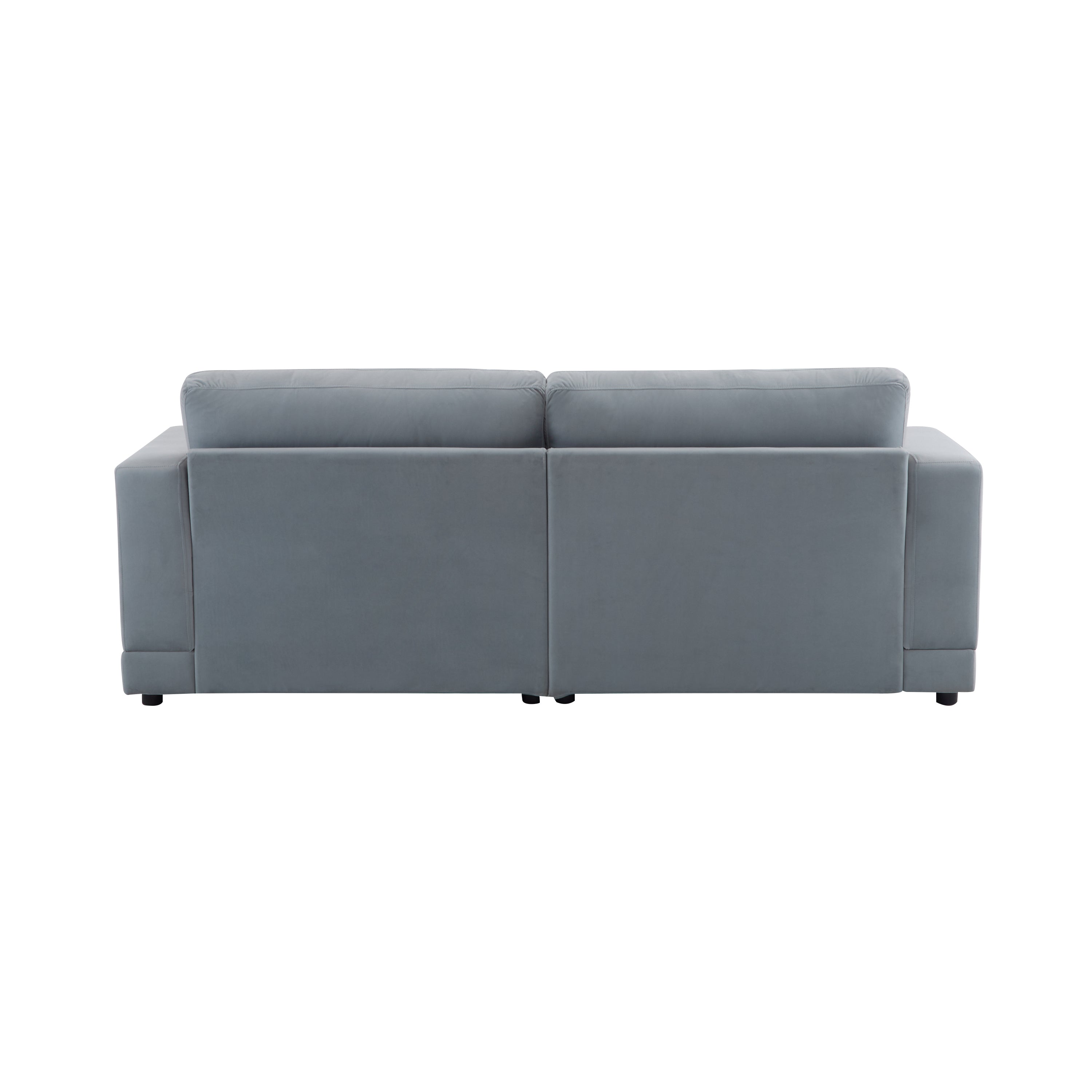 81'' Modern Square Arm Sofa with Soft Fabric Upholstery