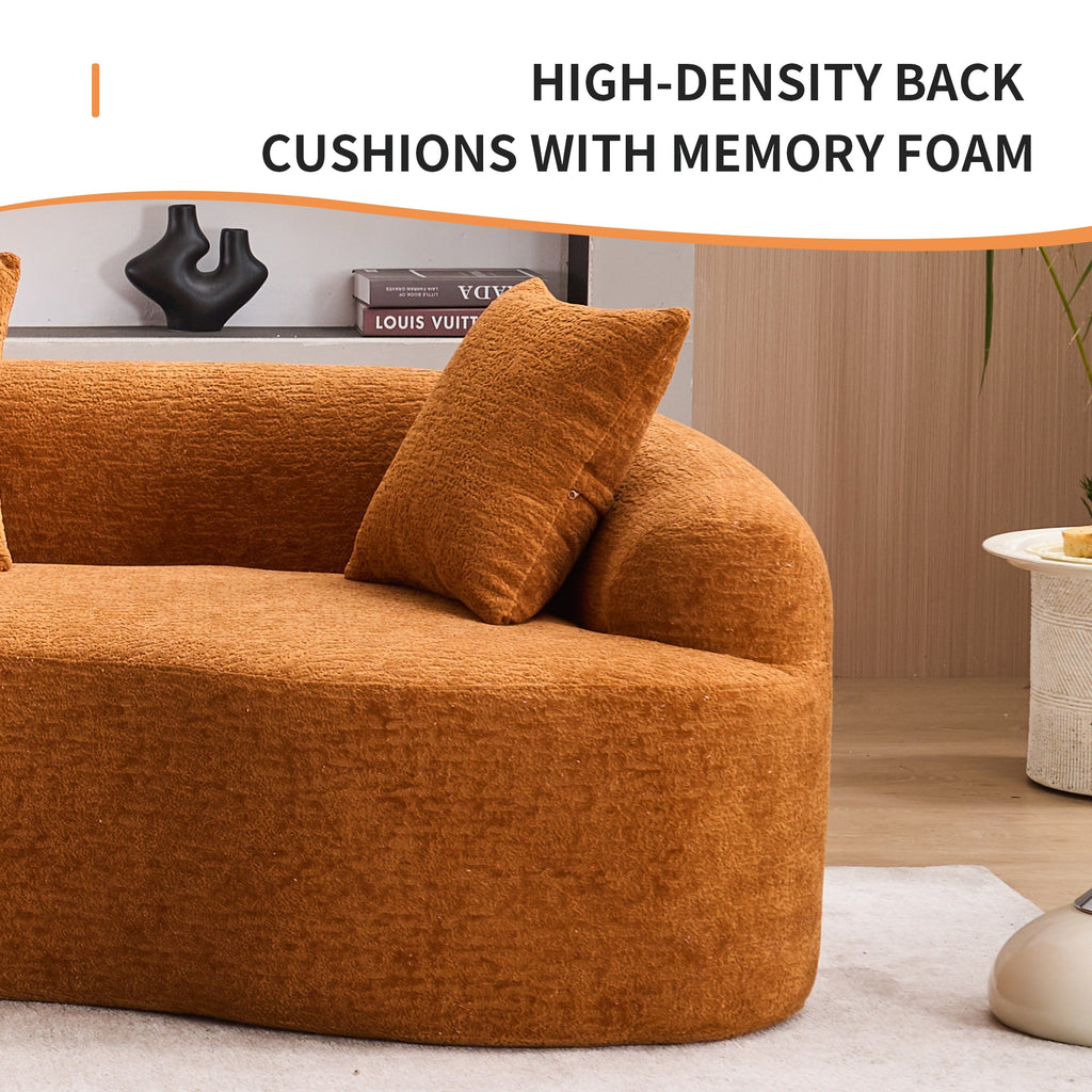 30D High-Density Sponge Sectional Couch for Living Room