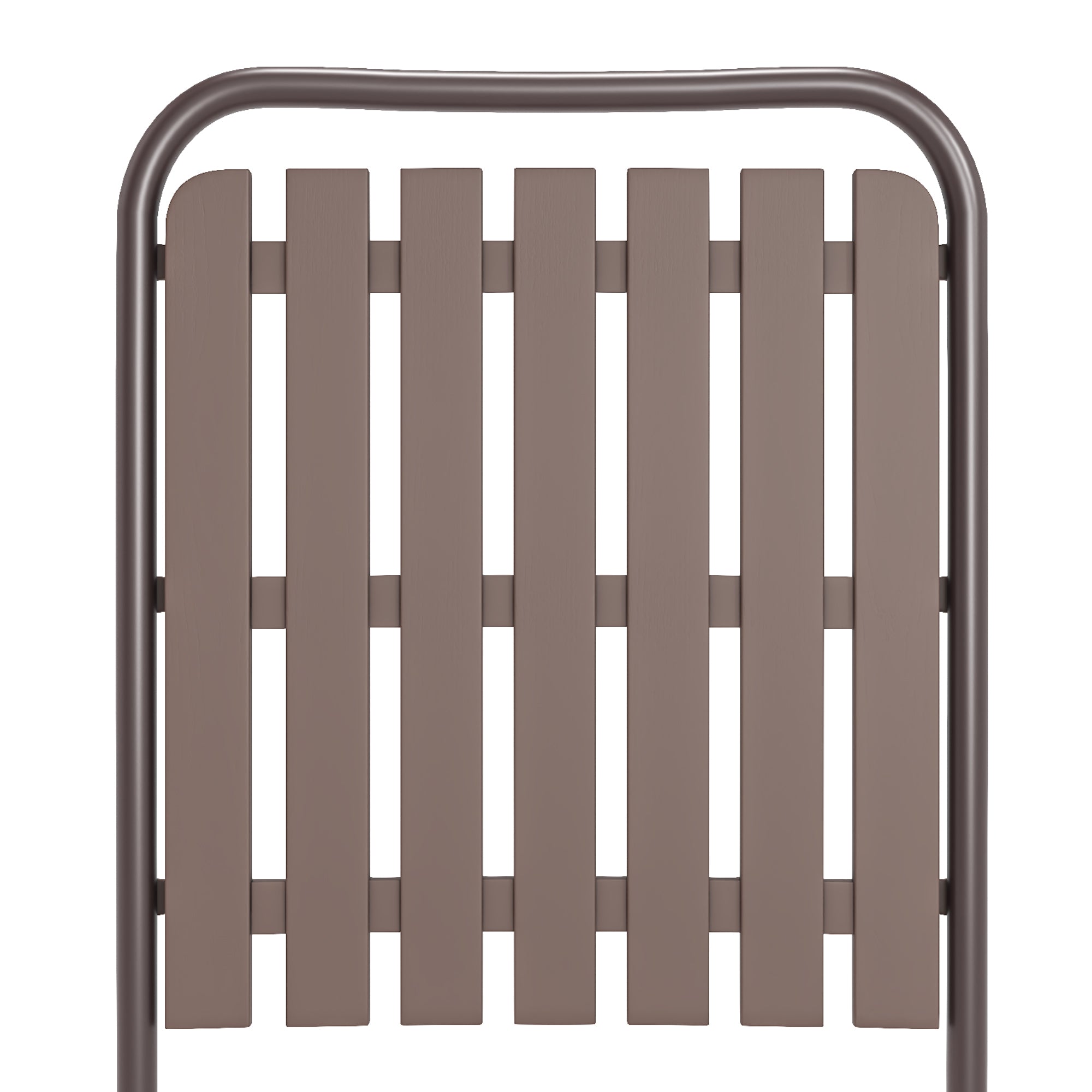 2-Piece Folding Chair 350lb Capacity Rust-Resistant Stain-Proof for Balcony Garden