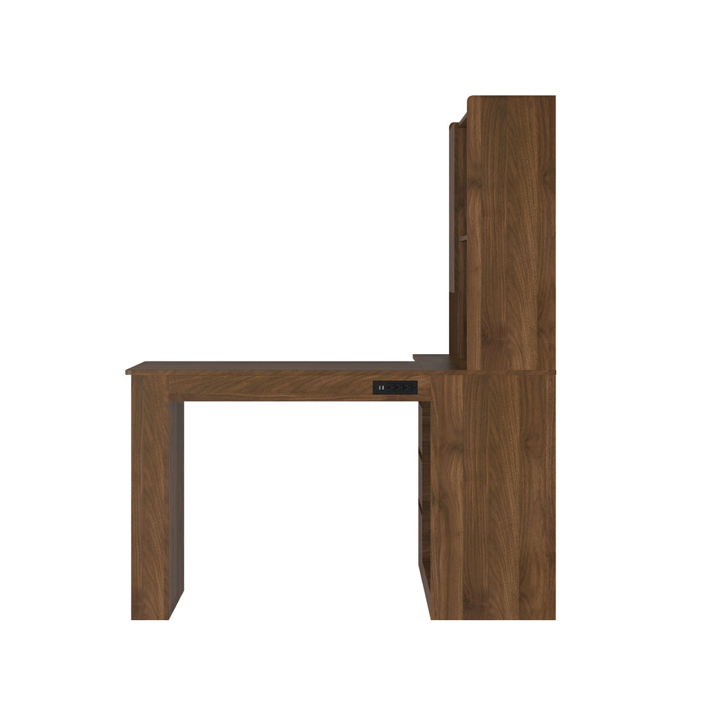 L Shaped Computer Desk with Drawers