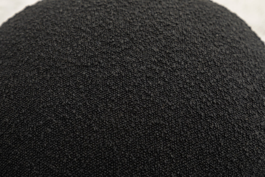 Boucle/Velvet Round Ottoman Footrest Stool