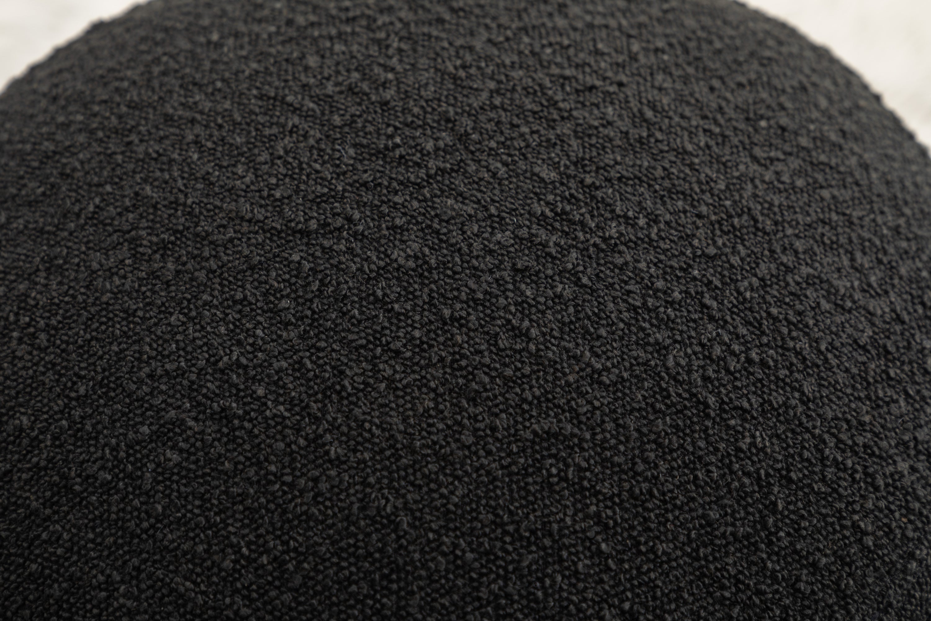 Boucle/Velvet Round Ottoman Footrest Stool