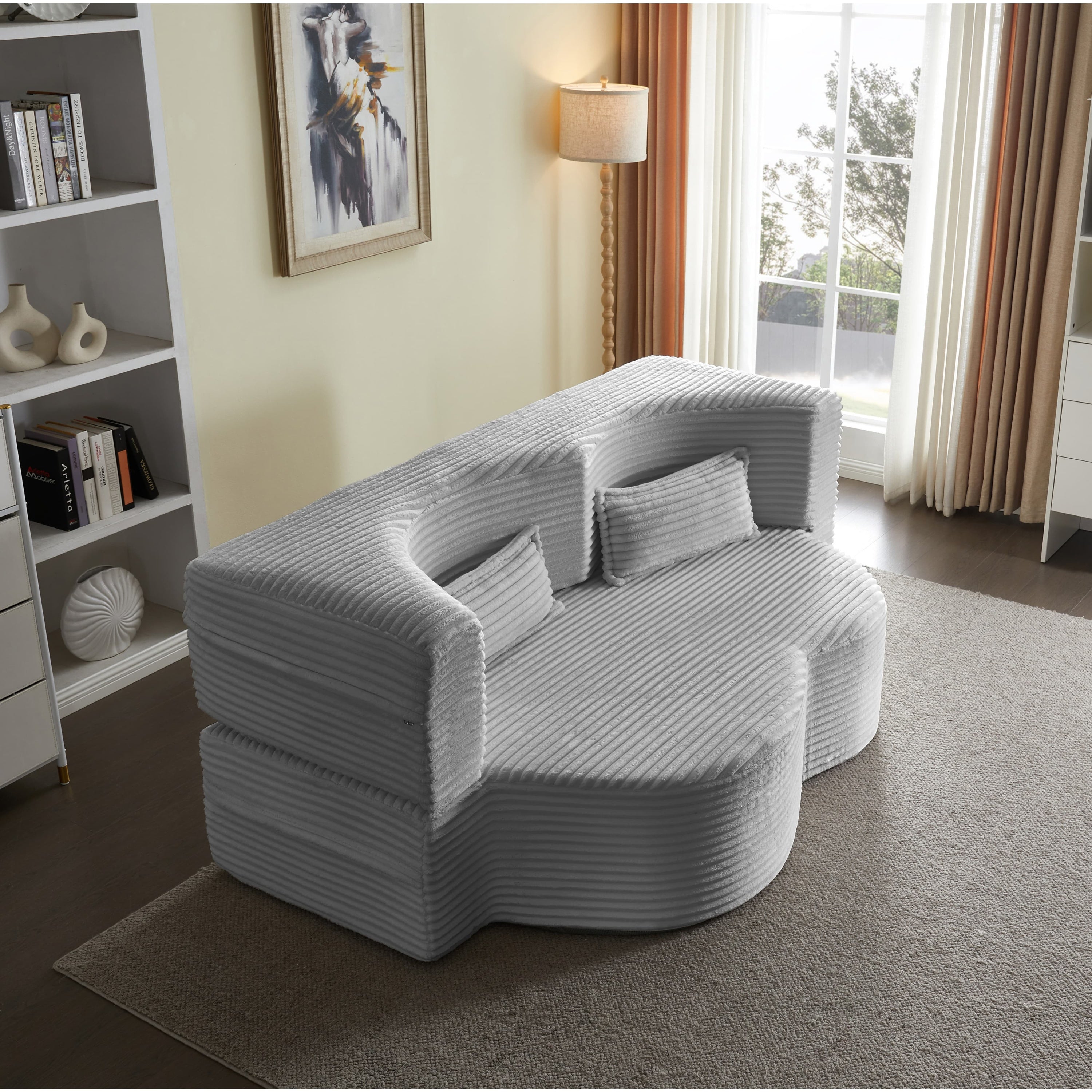 Full Size Convertible Floor Sleeper Sofa Bed