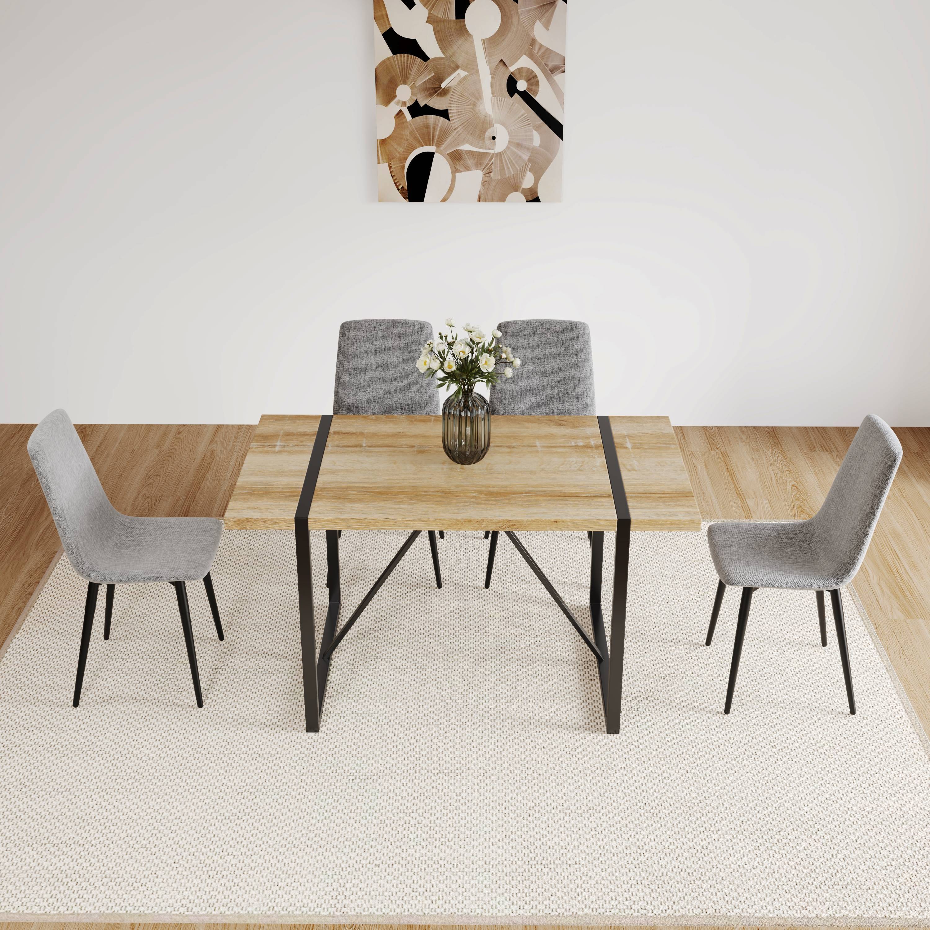Modern Upholstered Dining Chairs Set of 4