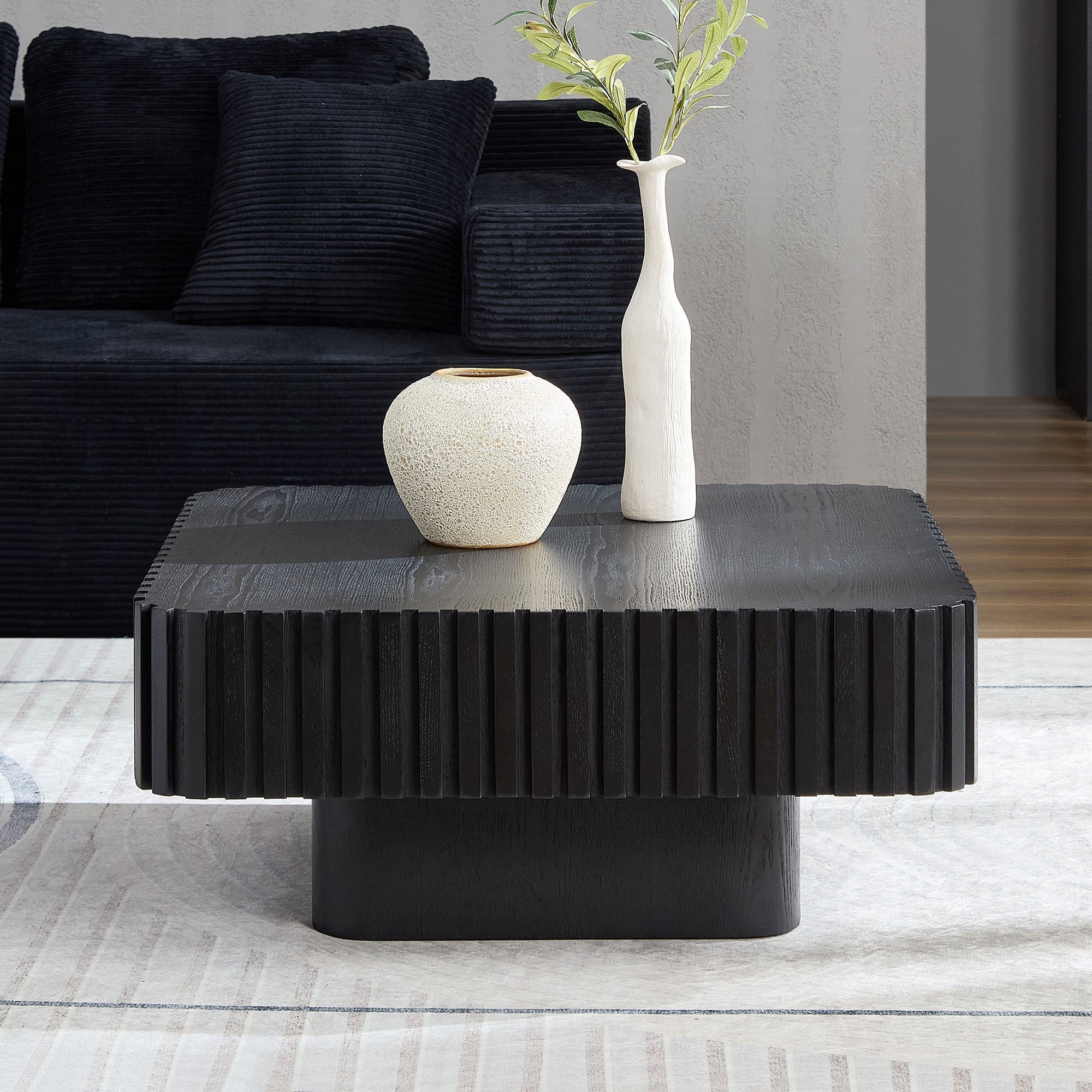 Modern MDF Woode Square Coffee Table
