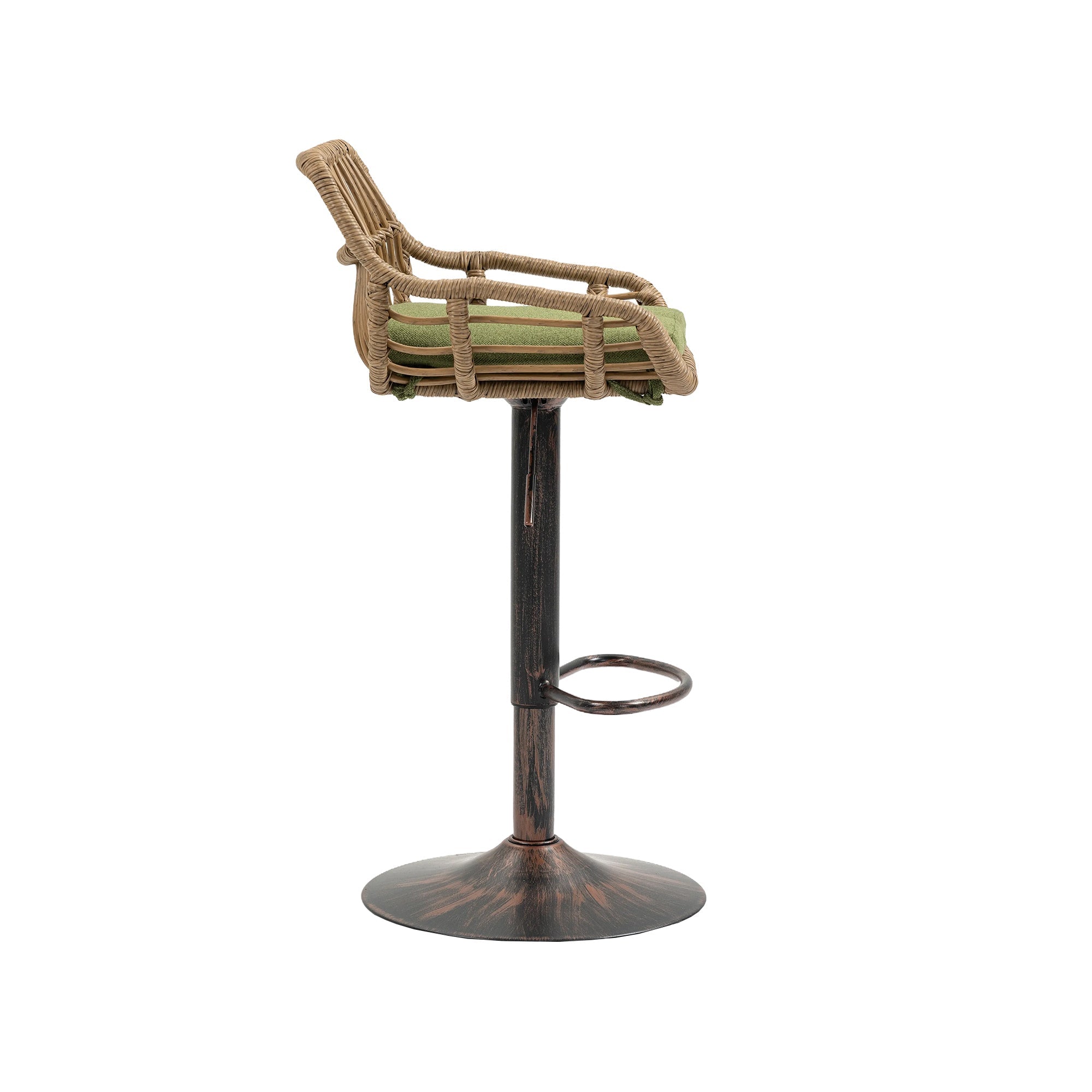 Modern Swivel Bar Stools (Set of 2)