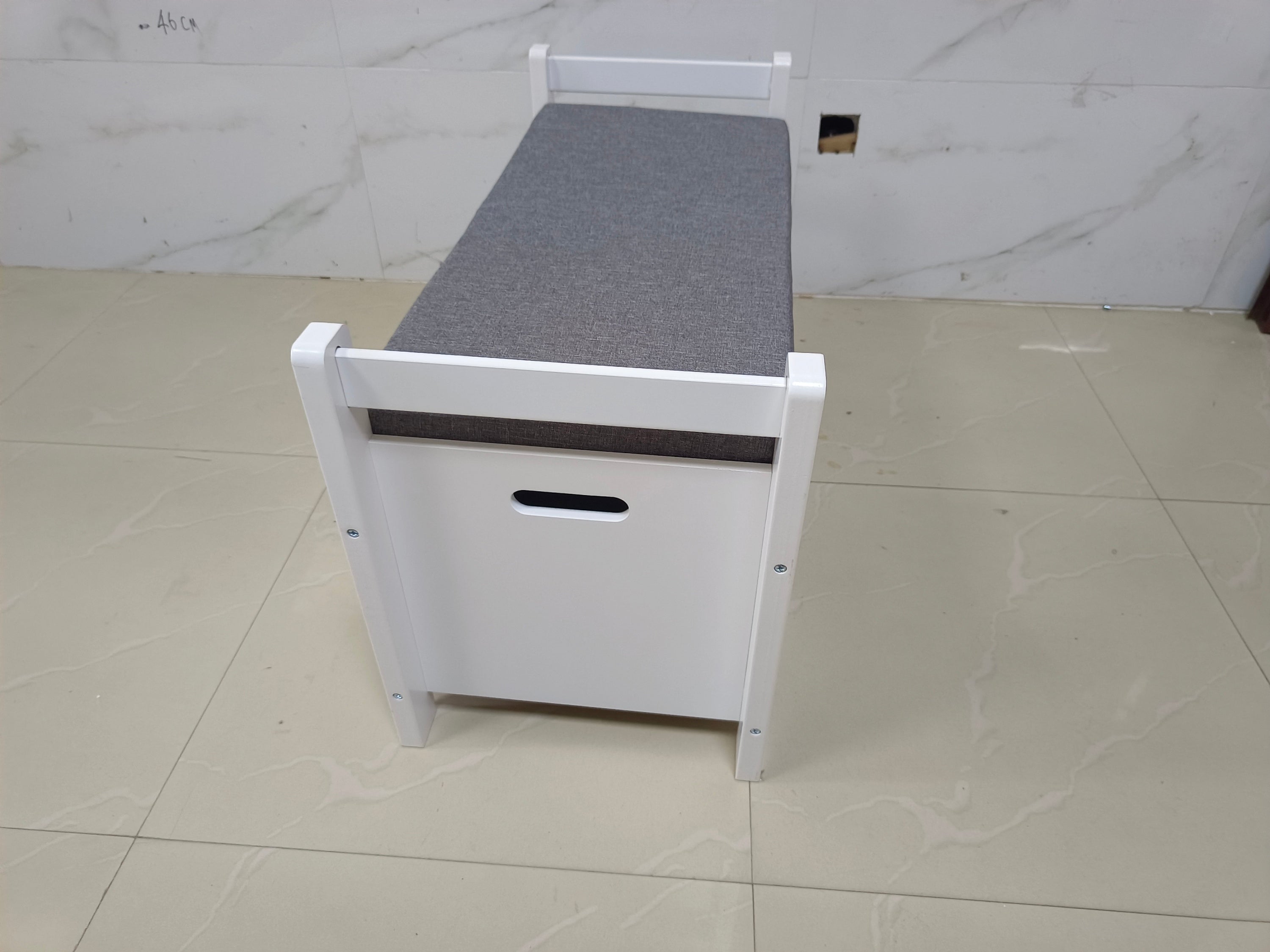 Kids Toy Box Chest Large Storage Cabinet with Cushion Seat