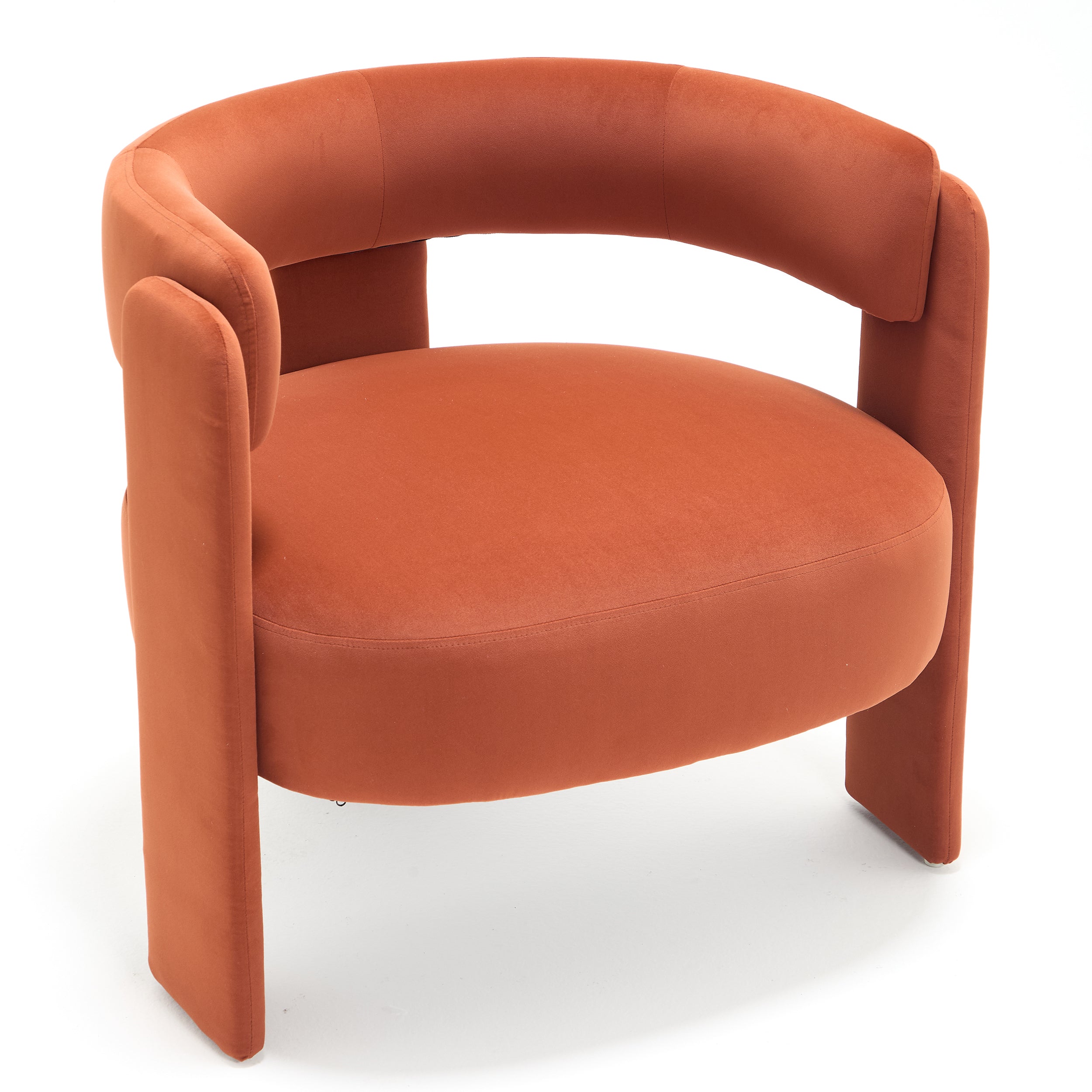 Mid-Century Velvet Comfy Single Sofa Accent Chair