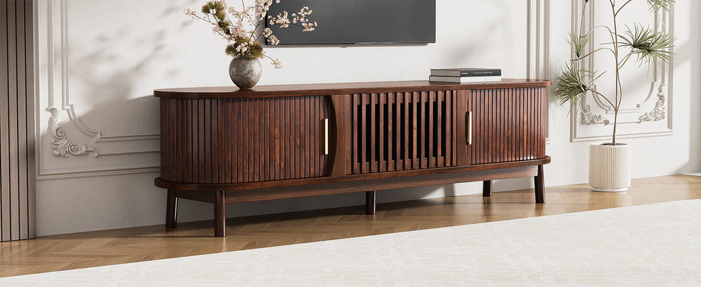 Modern Farmhouse TV Stand for 75' TVs