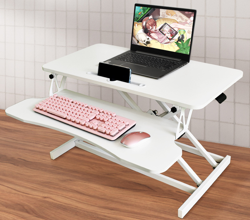 32 Inch Desk Converter Height Adjustable Sit to Stand Rise