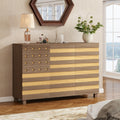 55' Buffet Sideboard Cabinet with Hand Carved Craftsmanship