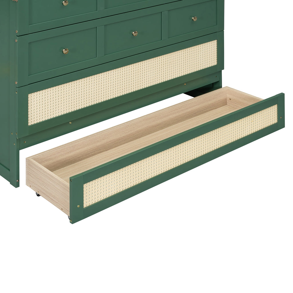 Full Size Murphy Bed with Large Drawers