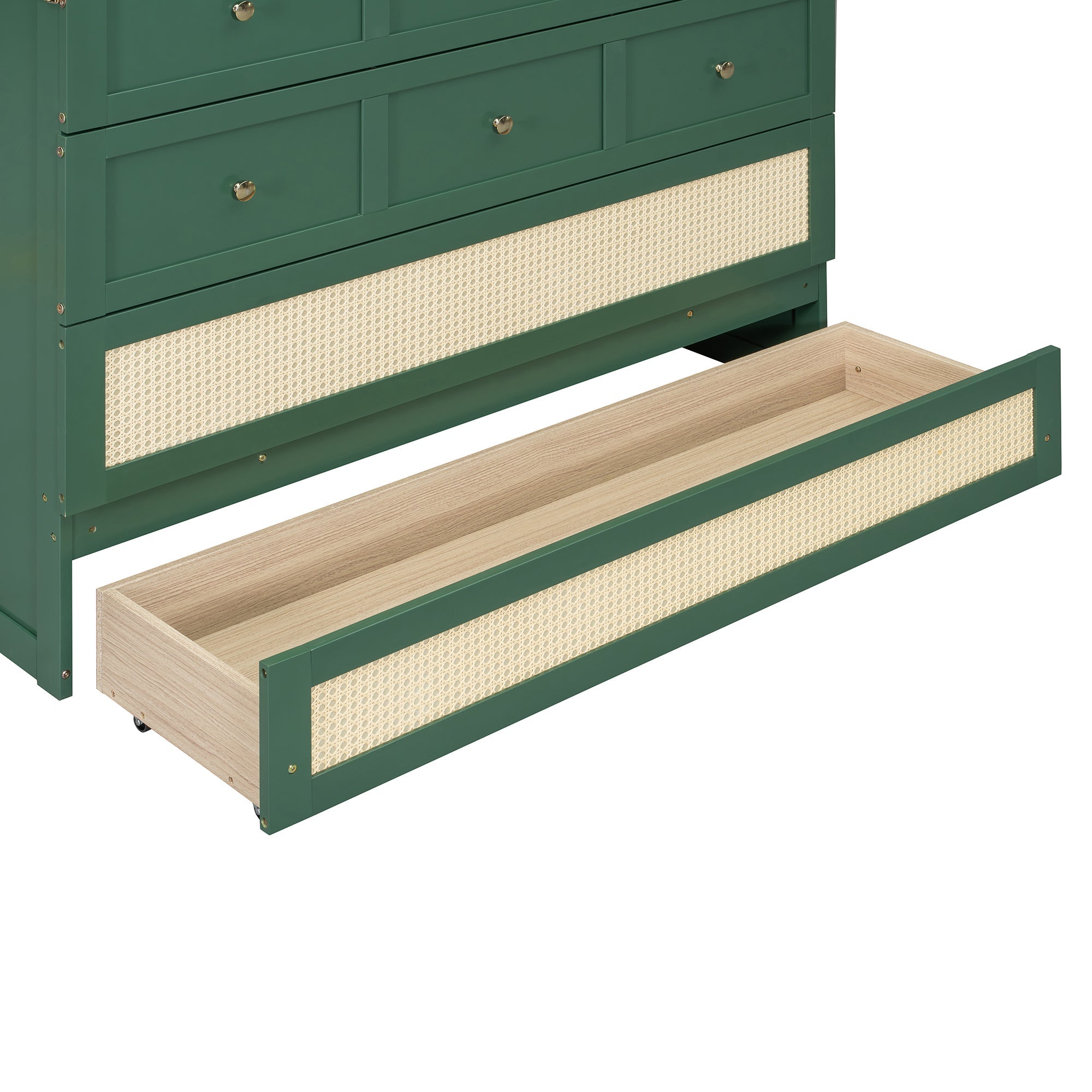 Full Size Murphy Bed with Large Drawers