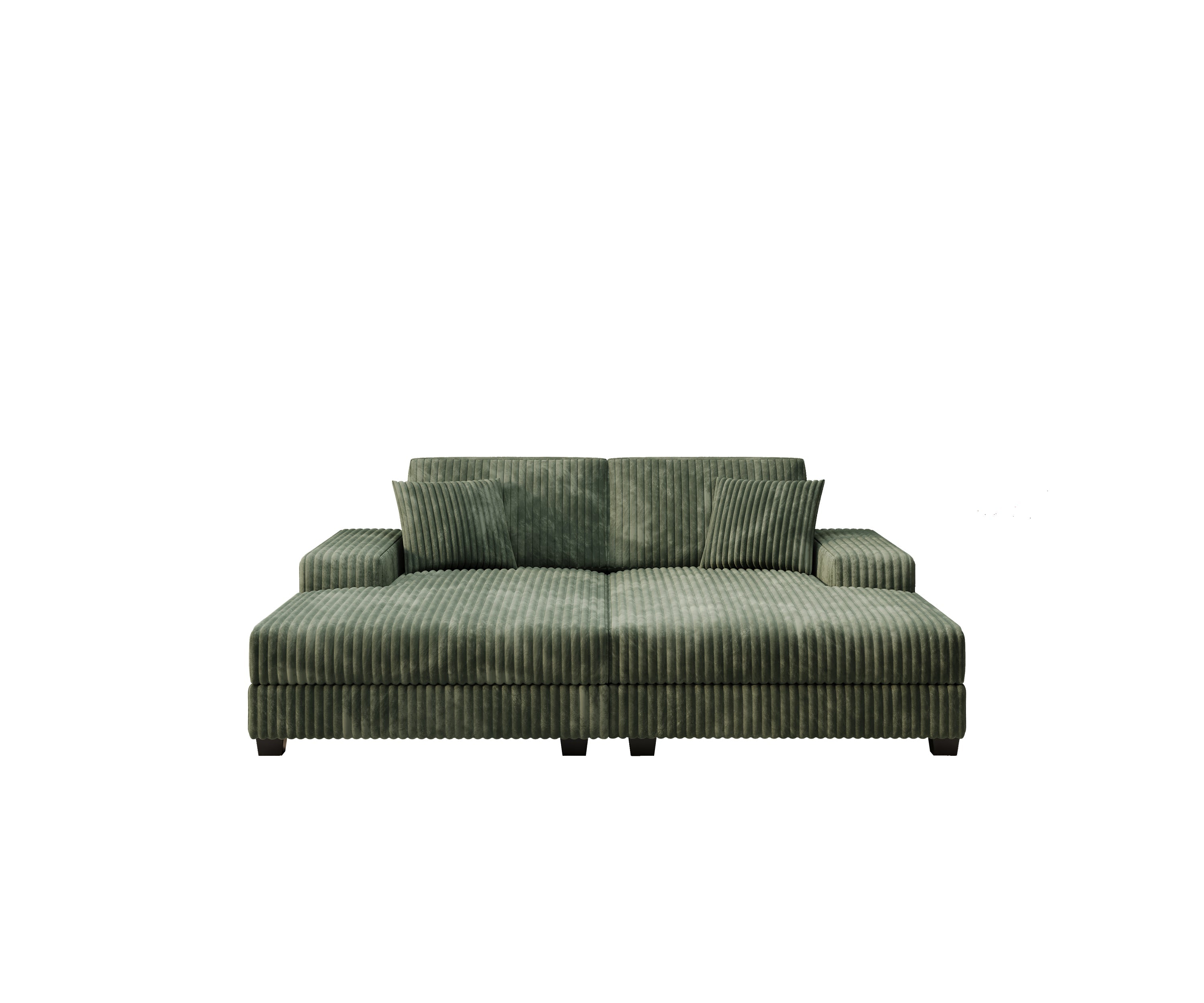 Convertible Sleeper Sectional Sofa with Storage