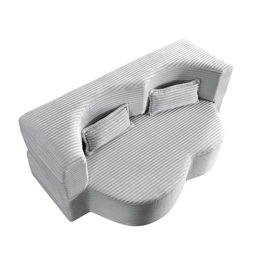 Full Size Convertible Floor Sleeper Sofa Bed