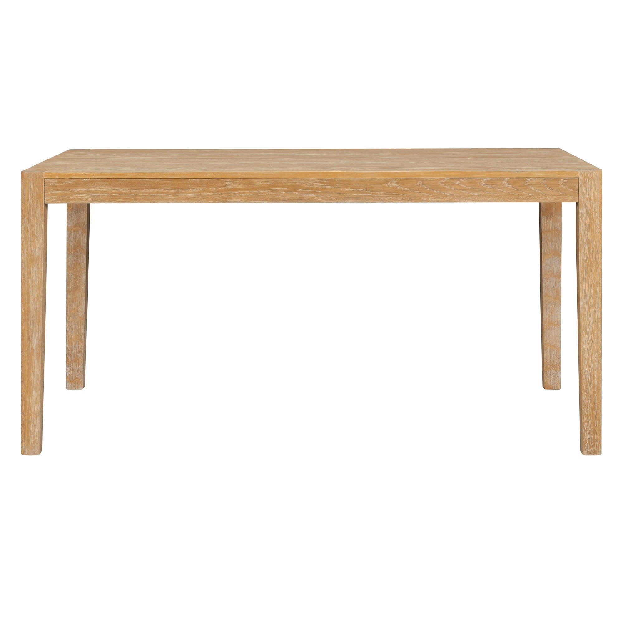 7-Piece Retro Rectangular Wood Dining Table Set