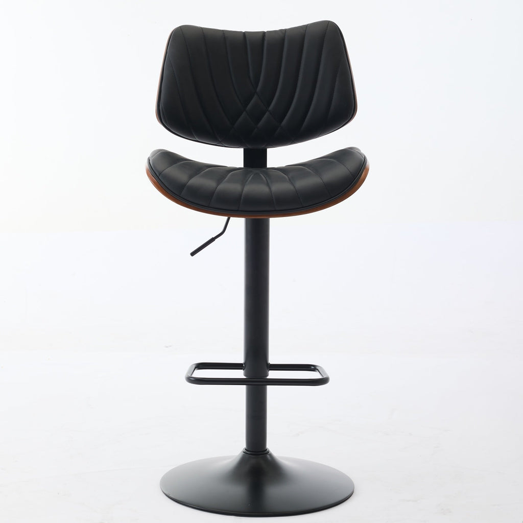 Mid Century Walnut Bentwood Bar Stools