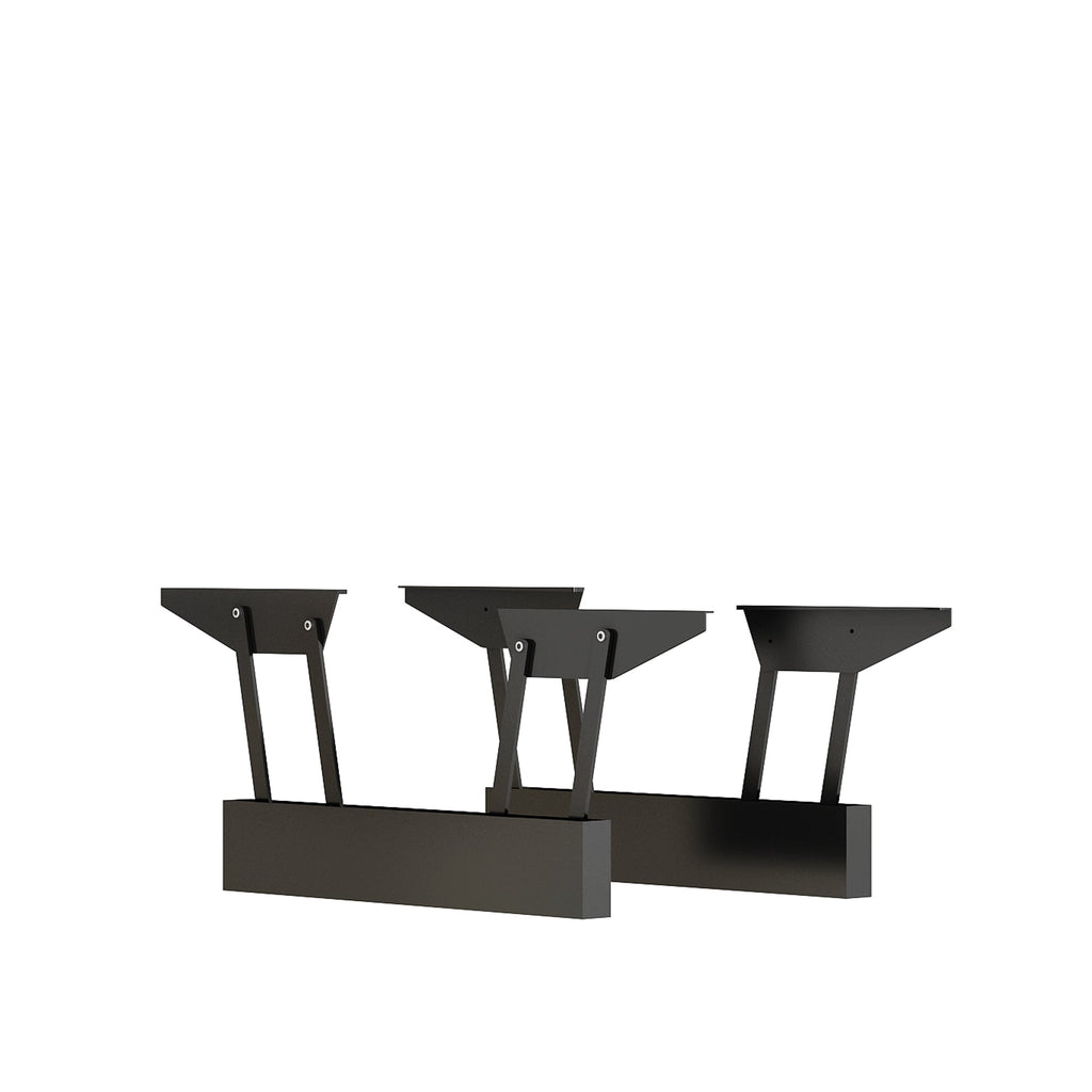 Modern Lift-Up Coffee Table with 4 Stools Set