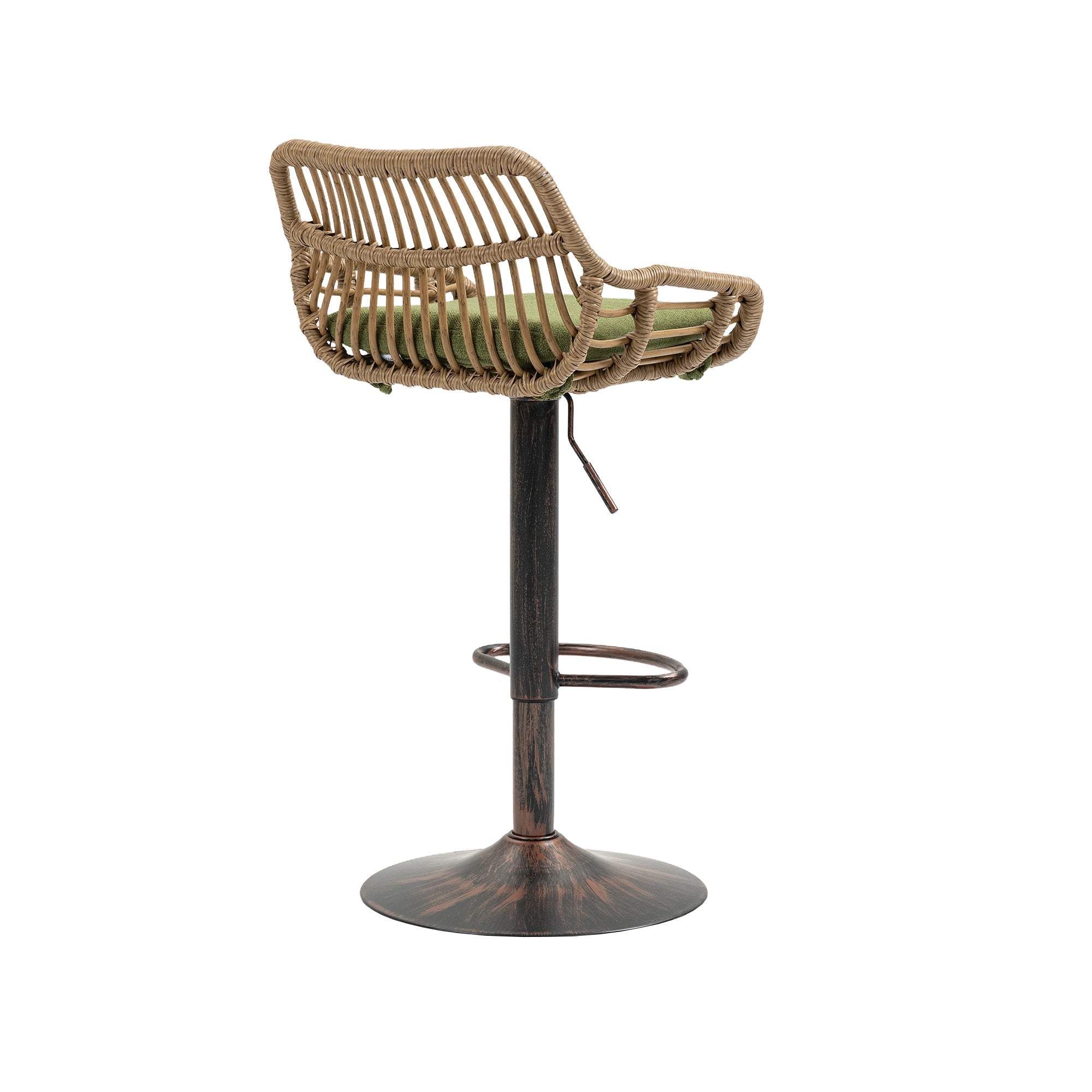 Modern Swivel Bar Stools (Set of 2)